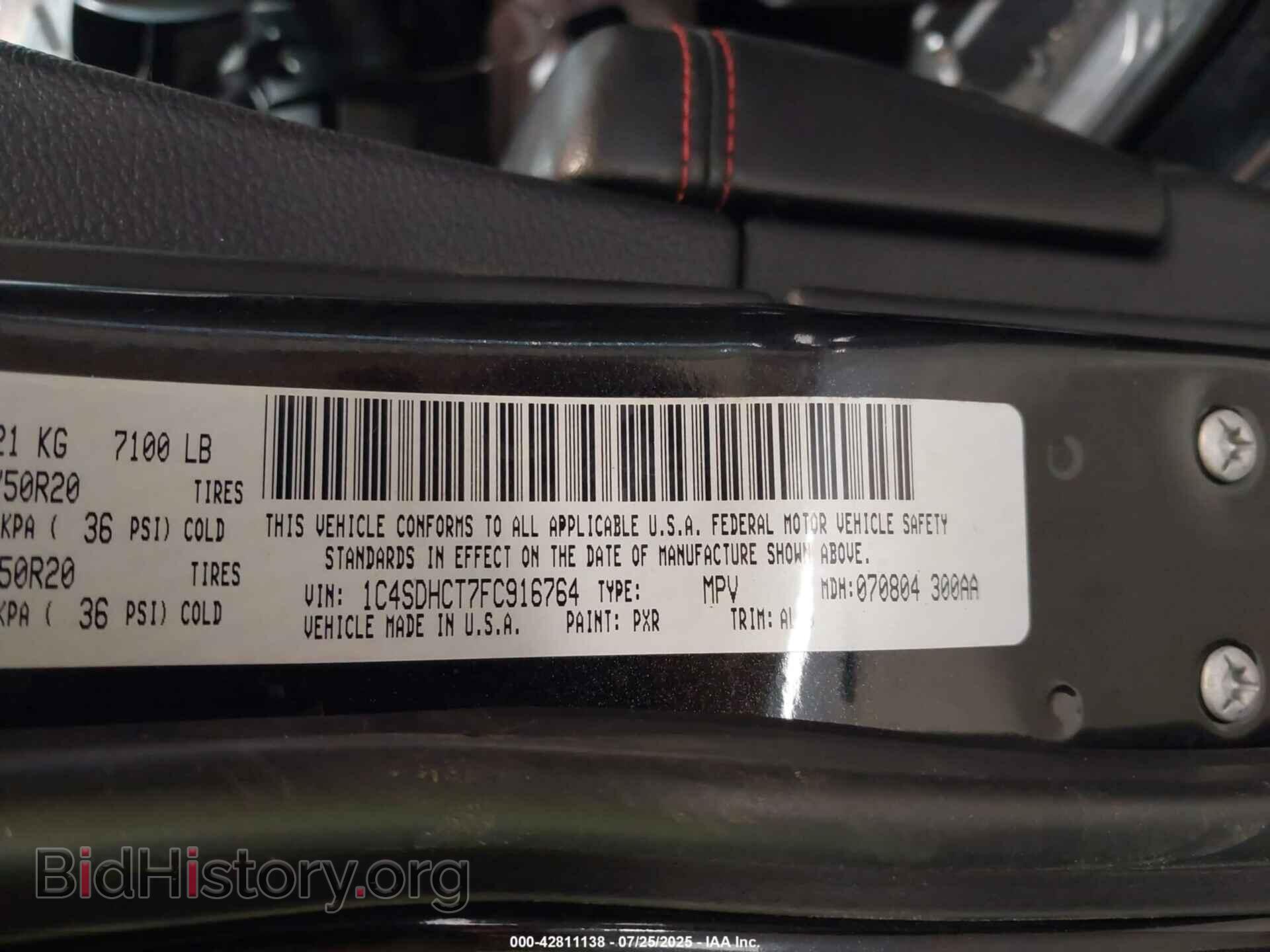 2015 DODGE DURANGO - VIN: 1c4sdhct7fc916764 - Photo 9