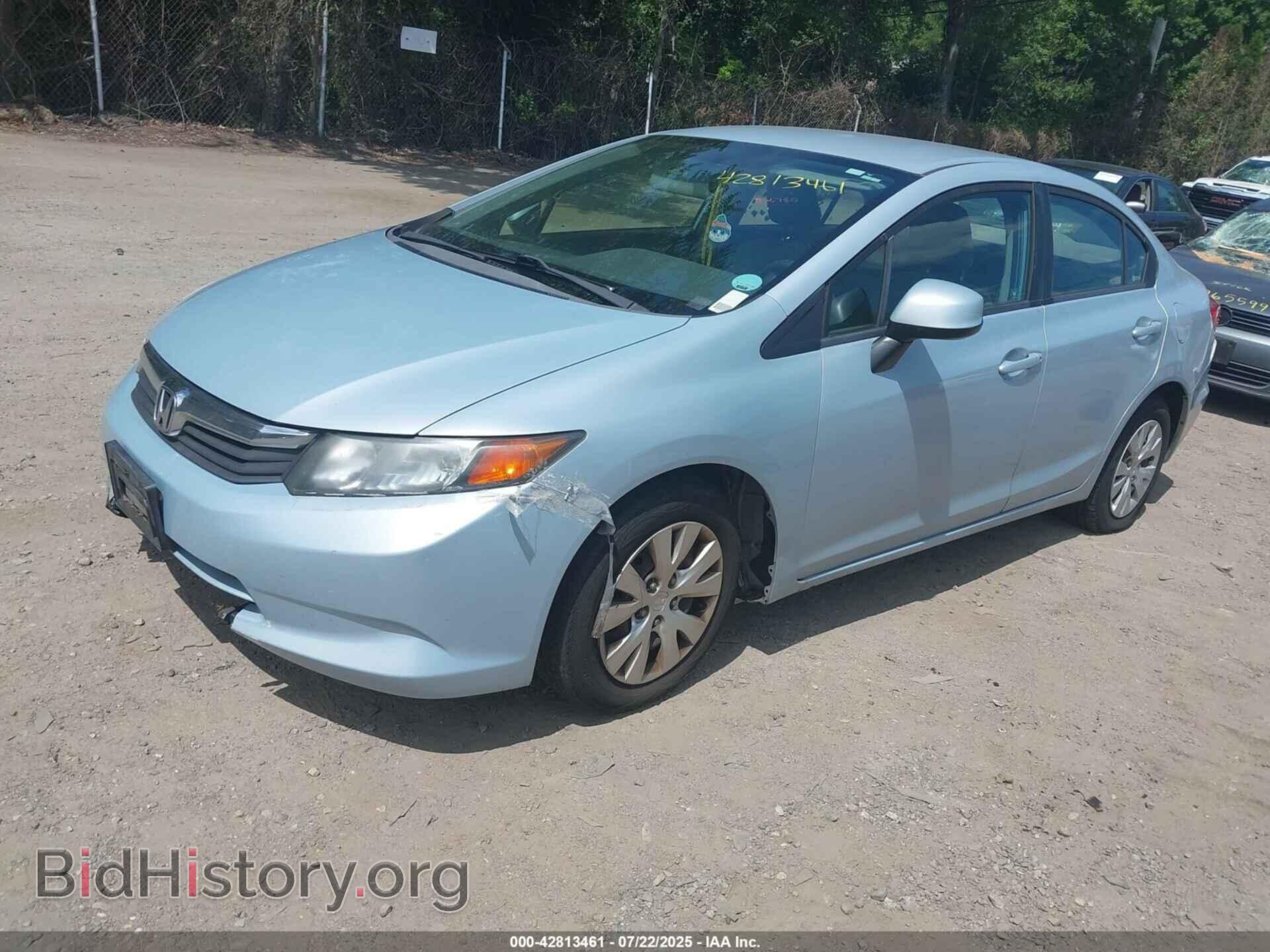 2012 HONDA CIVIC - VIN: 2HGFB2F51CH514606 - Фото 2