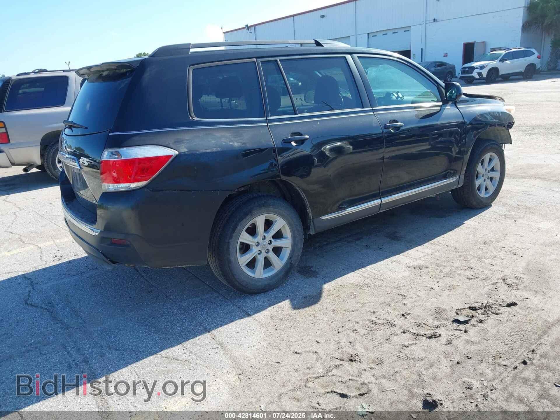 2013 TOYOTA HIGHLANDER - VIN: 5TDZK3EH8DS133920 - Фото 4