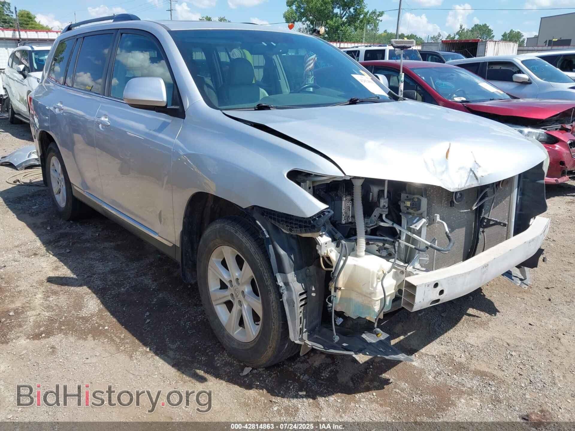 Photo 5TDBK3EH1CS157900 - TOYOTA HIGHLANDER 2012