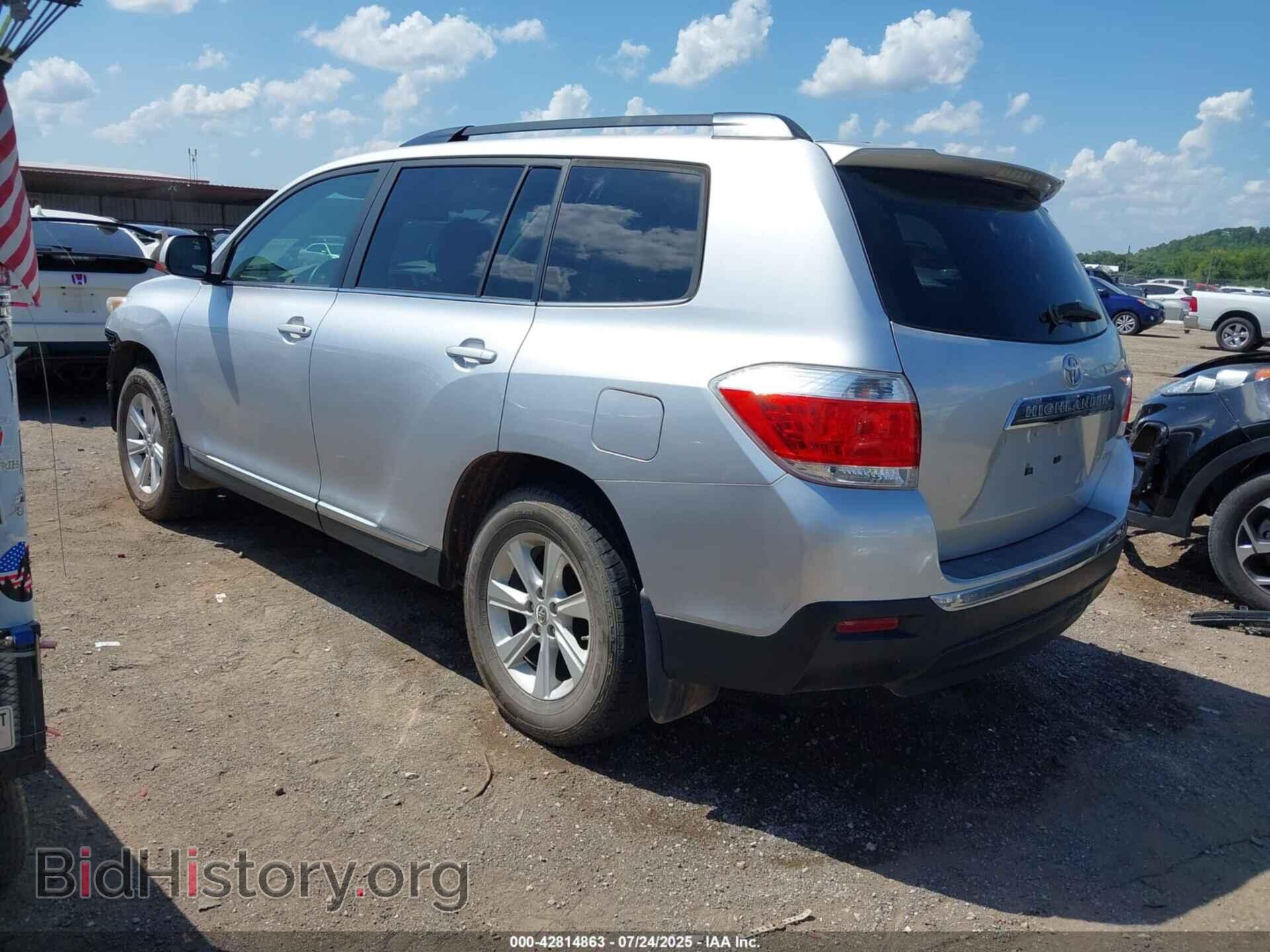 2012 TOYOTA HIGHLANDER - VIN: 5TDBK3EH1CS157900 - Фото 3