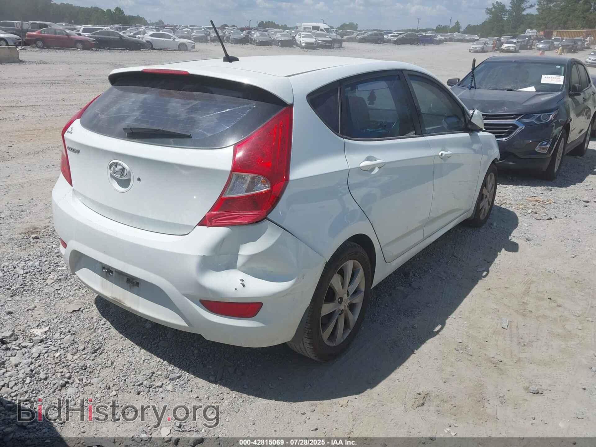 2012 HYUNDAI ACCENT - VIN: KMHCU5AE7CU042716 - Фото 4