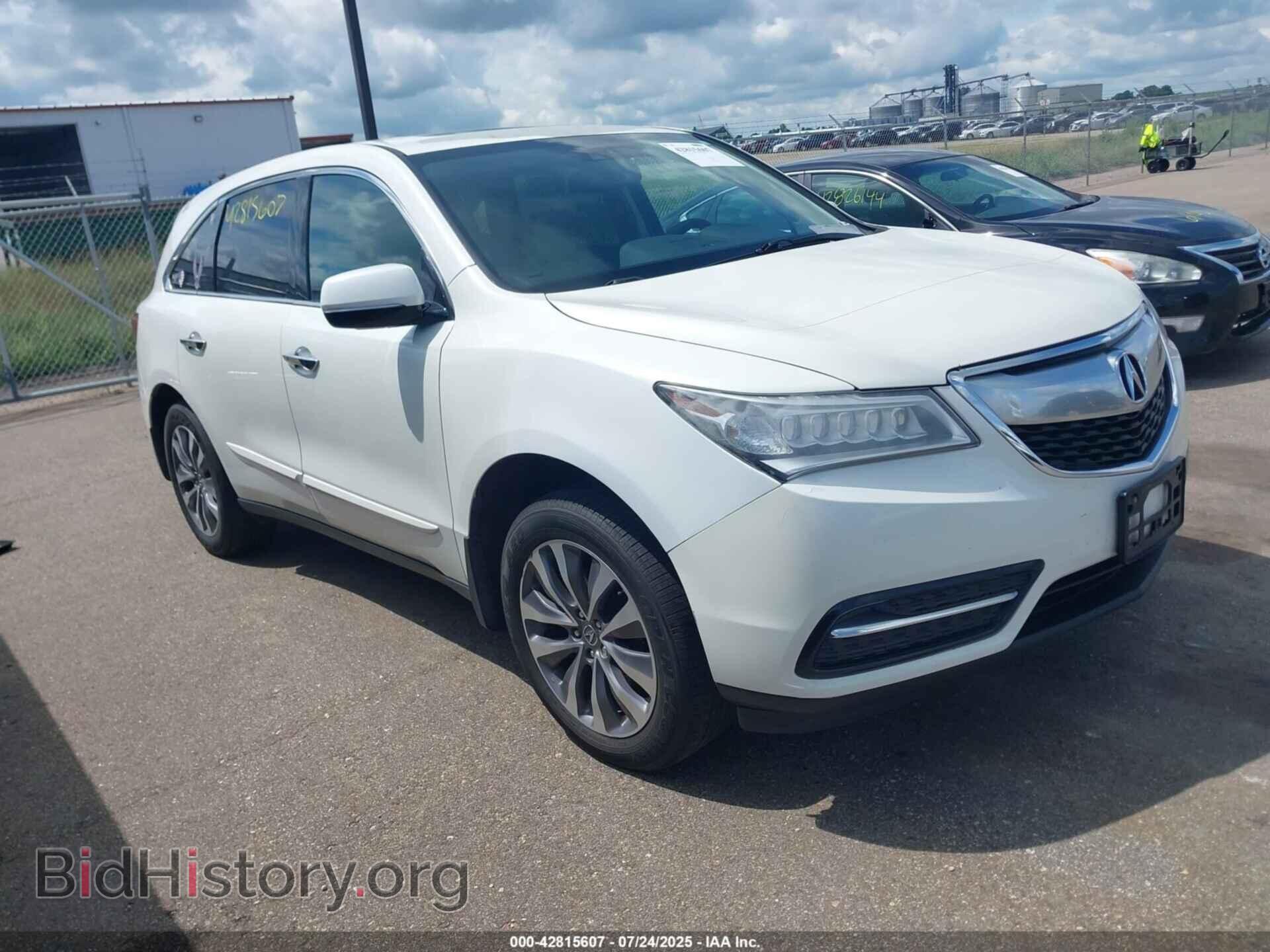 Фотография 5FRYD4H6XEB026300 - ACURA MDX 2014