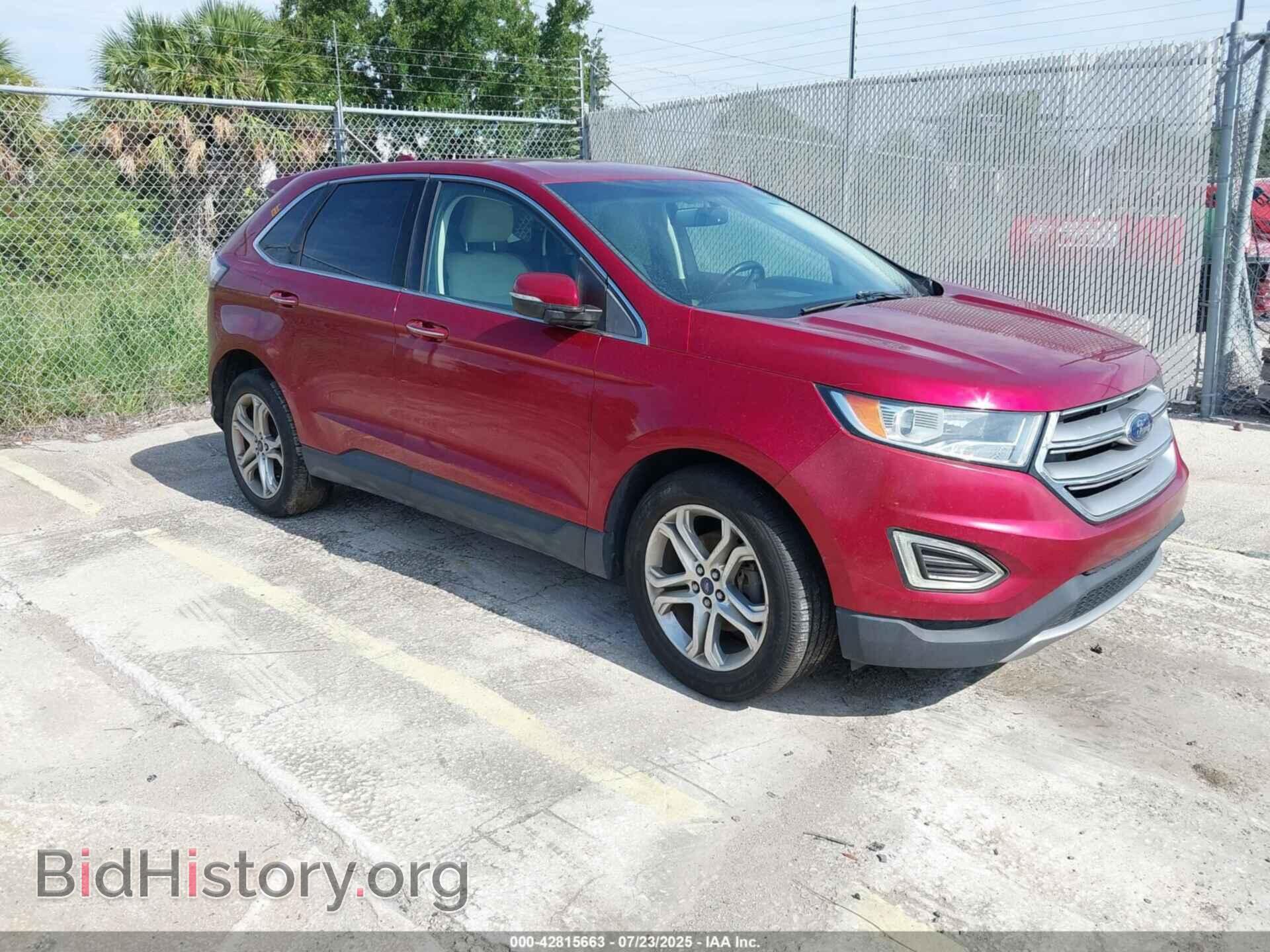 Фотография 2FMPK3K94HBB20752 - FORD EDGE 2017