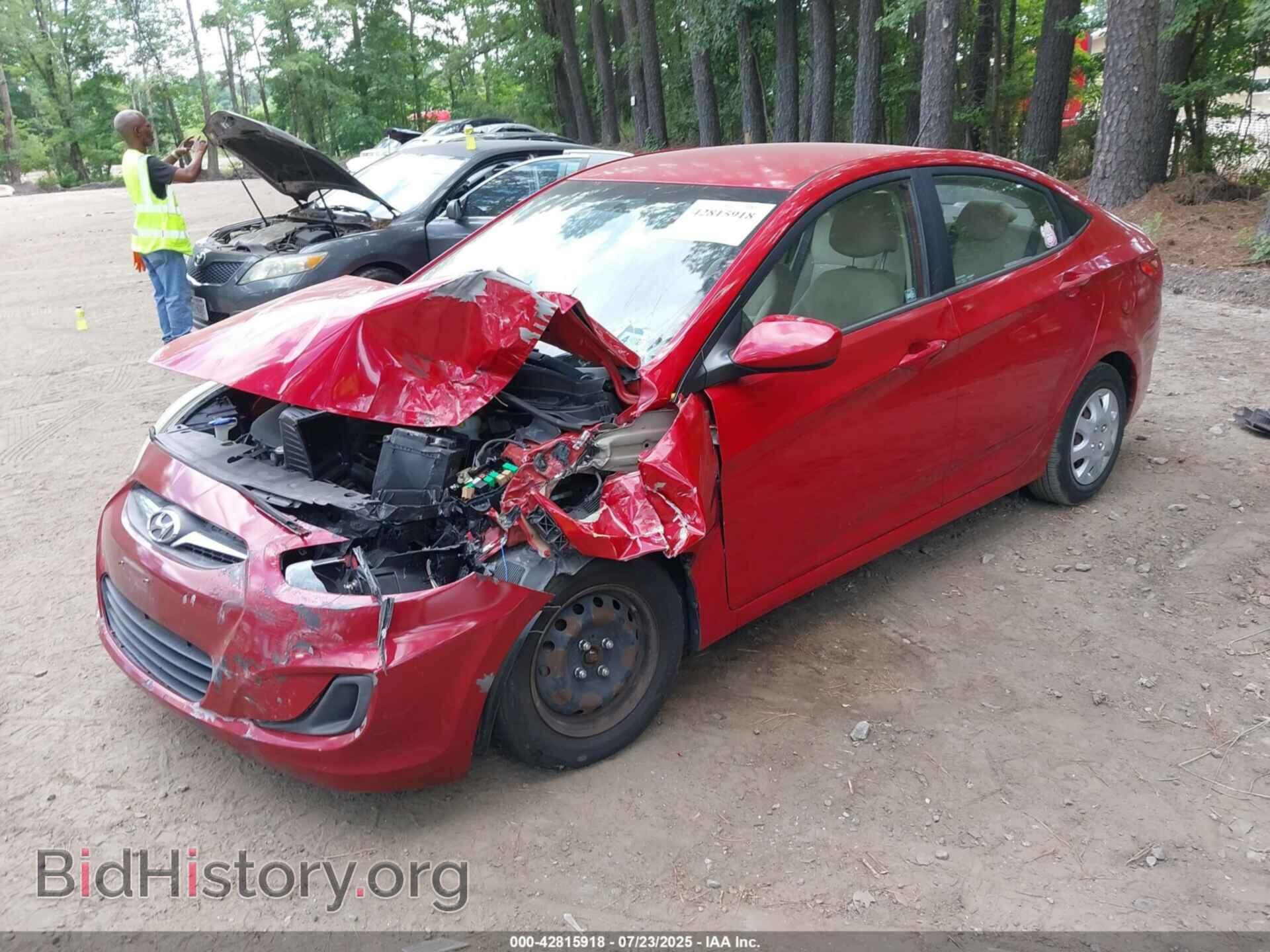 2014 HYUNDAI ACCENT - VIN: KMHCT4AE3EU759727 - Фото 2