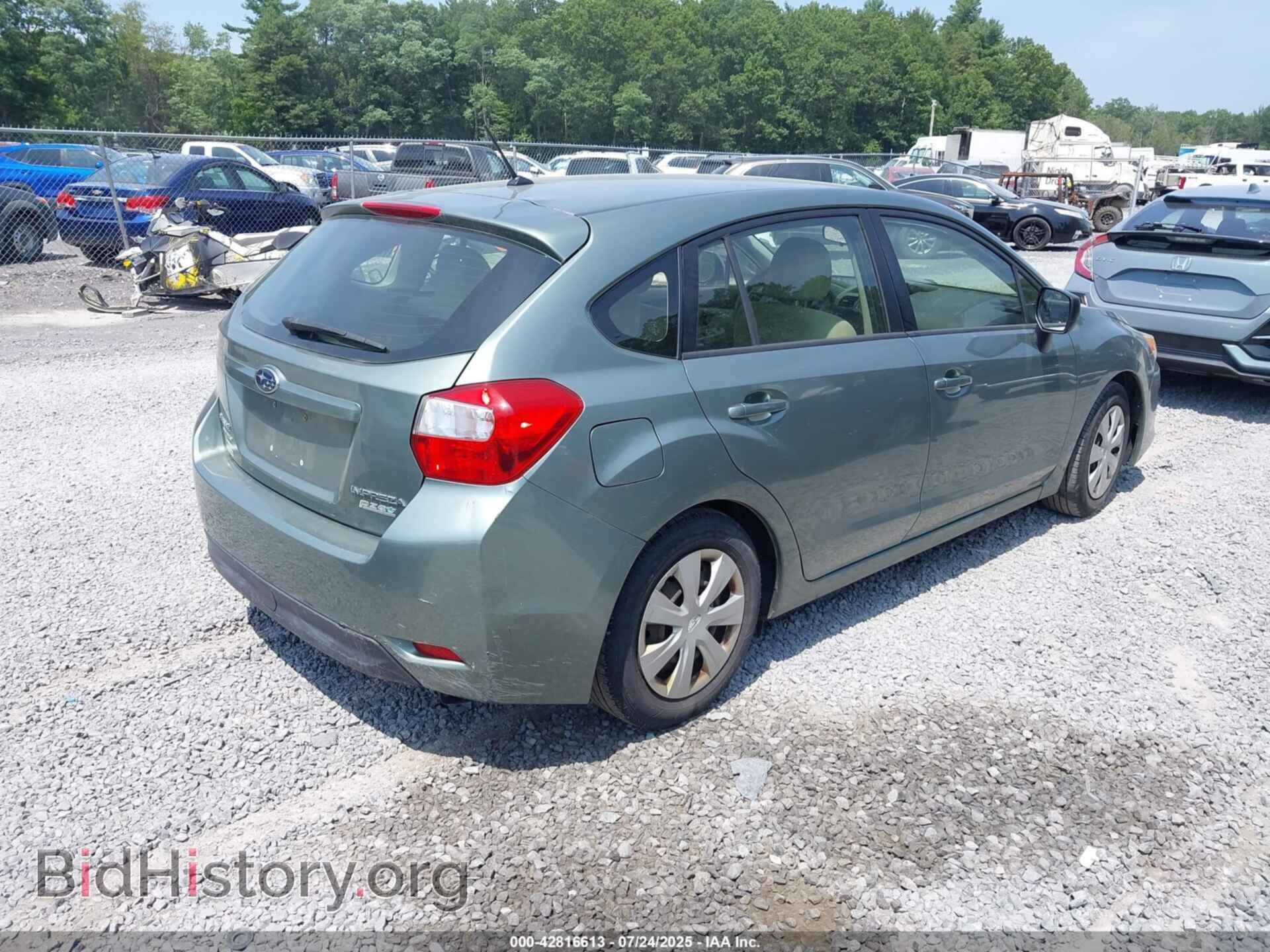 2014 SUBARU IMPREZA - VIN: JF1GPAA62E8254617 - Фото 4