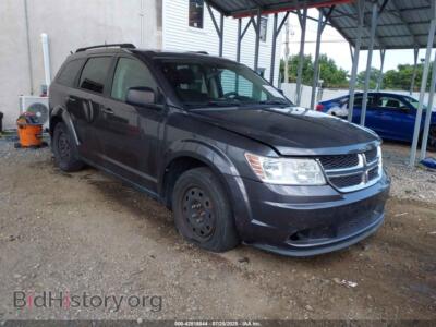 2017 Dodge JOURNEY SE, серый — VIN 3C4PDCAB0HT545490, IAAI