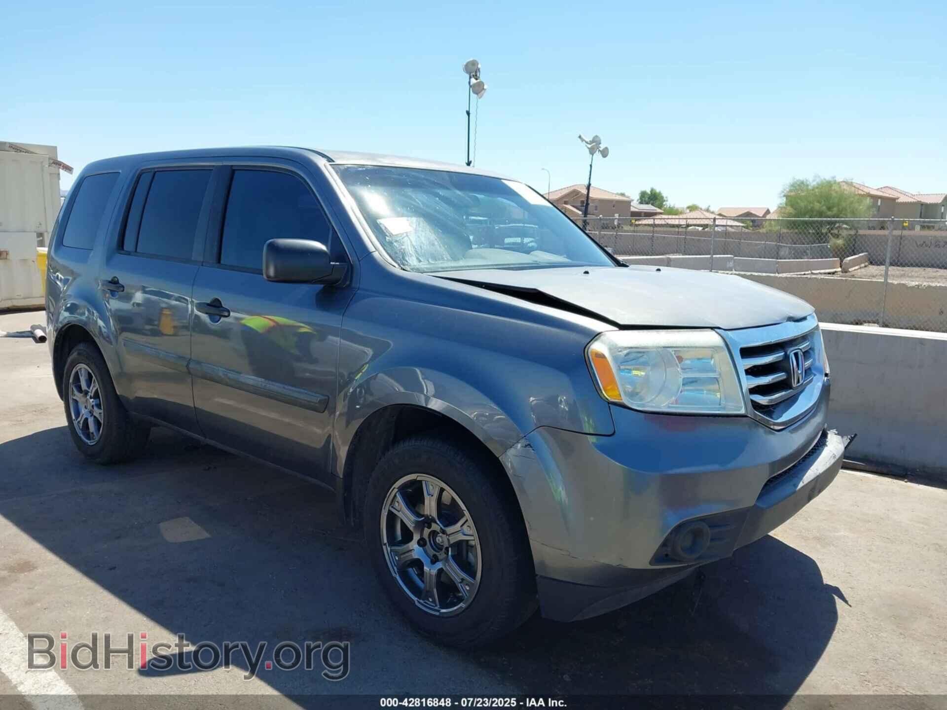 Фотография 5FNYF3H23DB028262 - HONDA PILOT 2013