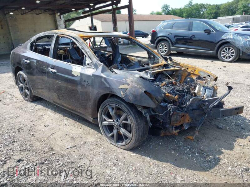 2014 Nissan MAXIMA 3.5 SV (VIN 1N4AA5AP7EC437712) — фото 1 из 15, IAAI, повреждение: полное выгорание