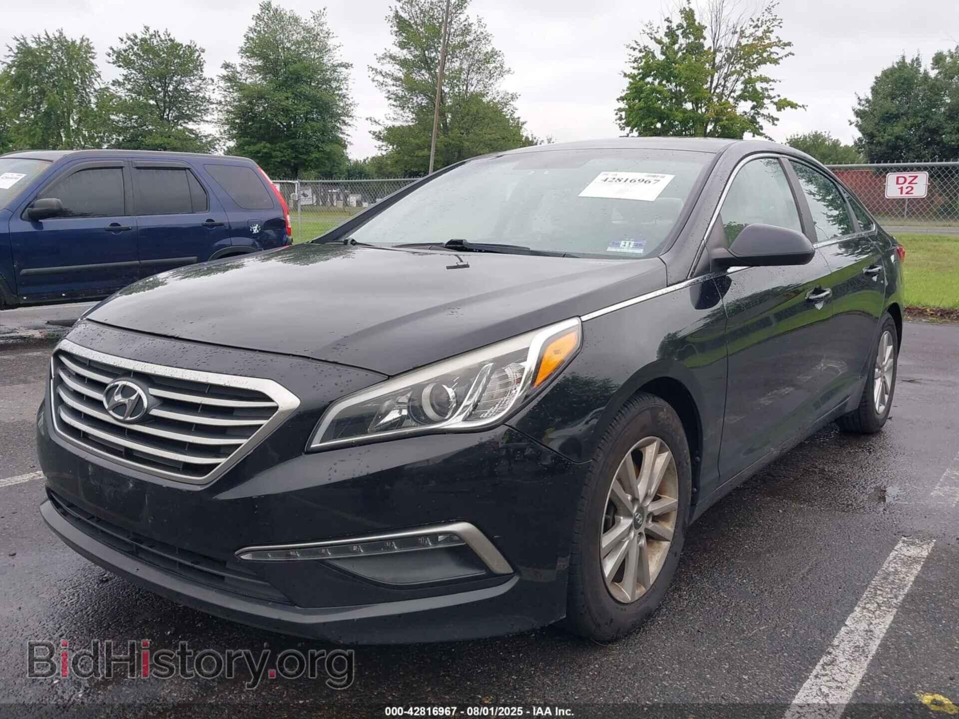 2015 HYUNDAI SONATA - VIN: 5NPE24AF3FH222120 - Фото 2