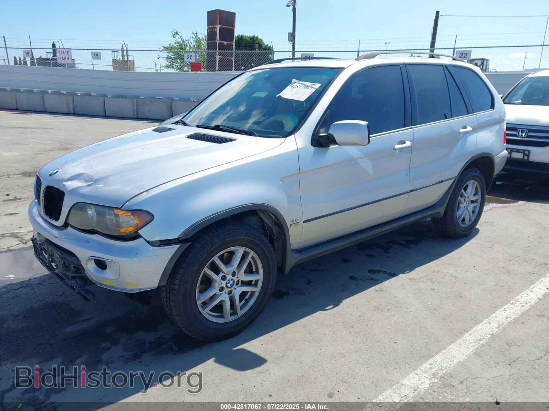 2005 BMW X5 - VIN: 5UXFA13585LY07438 - Фото 2