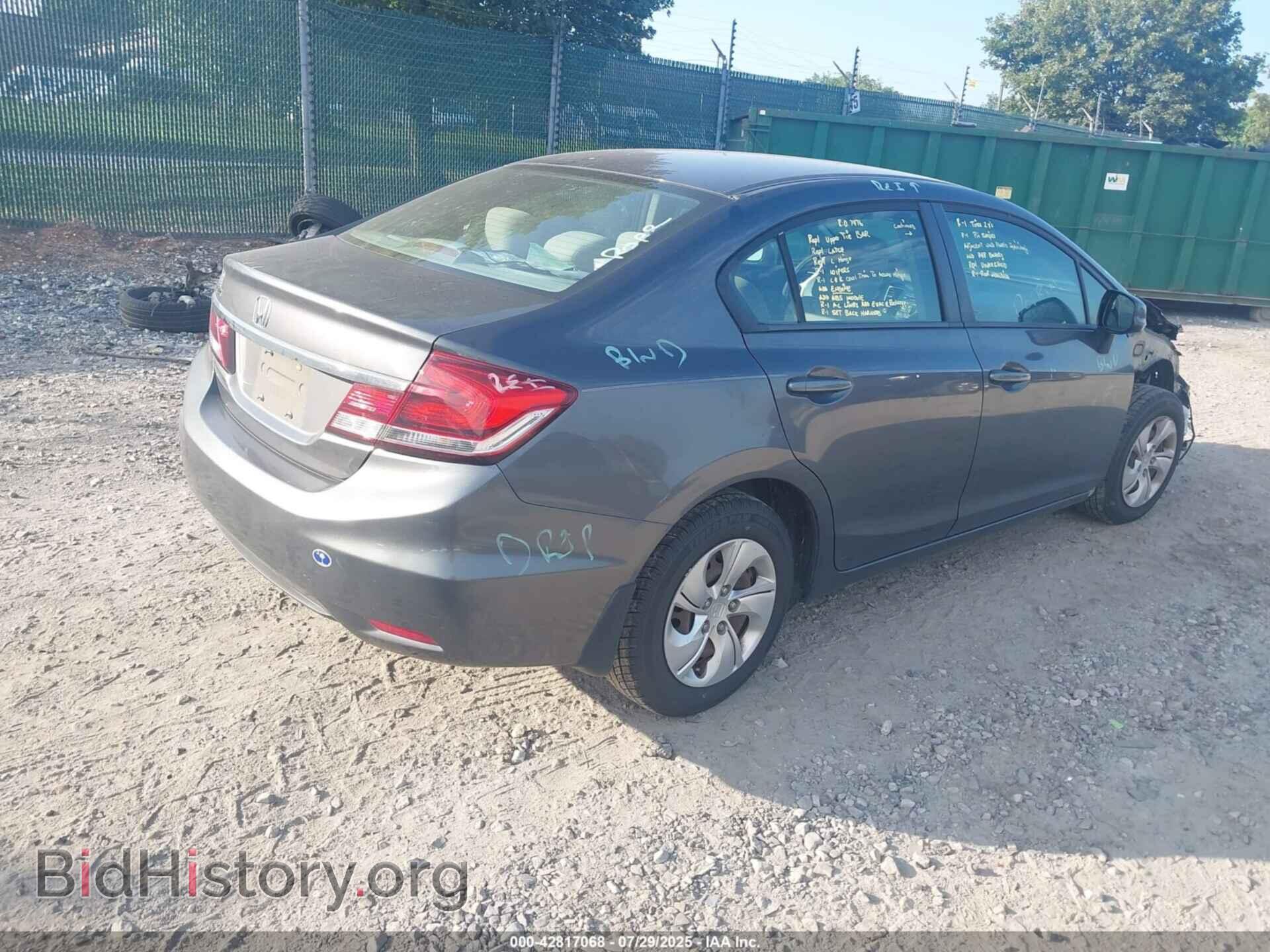 2013 HONDA CIVIC - VIN: 2HGFB2F55DH557752 - Фото 4