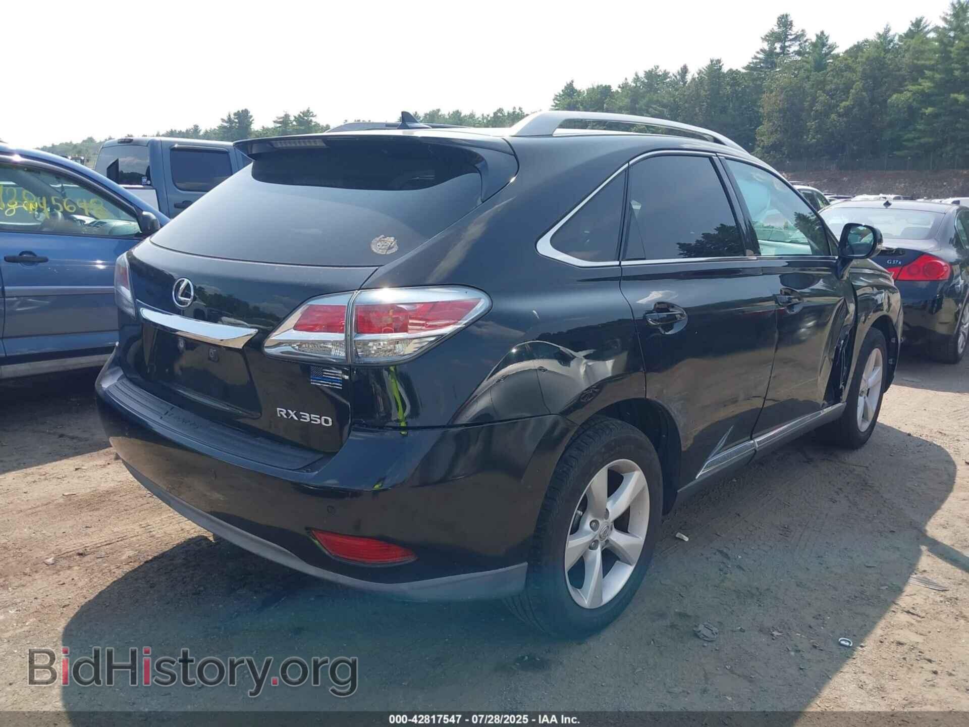 2013 LEXUS RX 350 - VIN: 2T2BK1BA4DC206010 - Фото 4