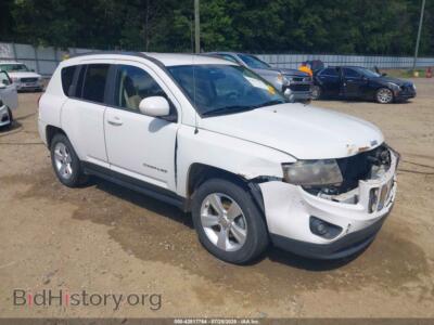 2014 Jeep COMPASS Latitude, белый — VIN 1C4NJCEB8ED607617, IAAI