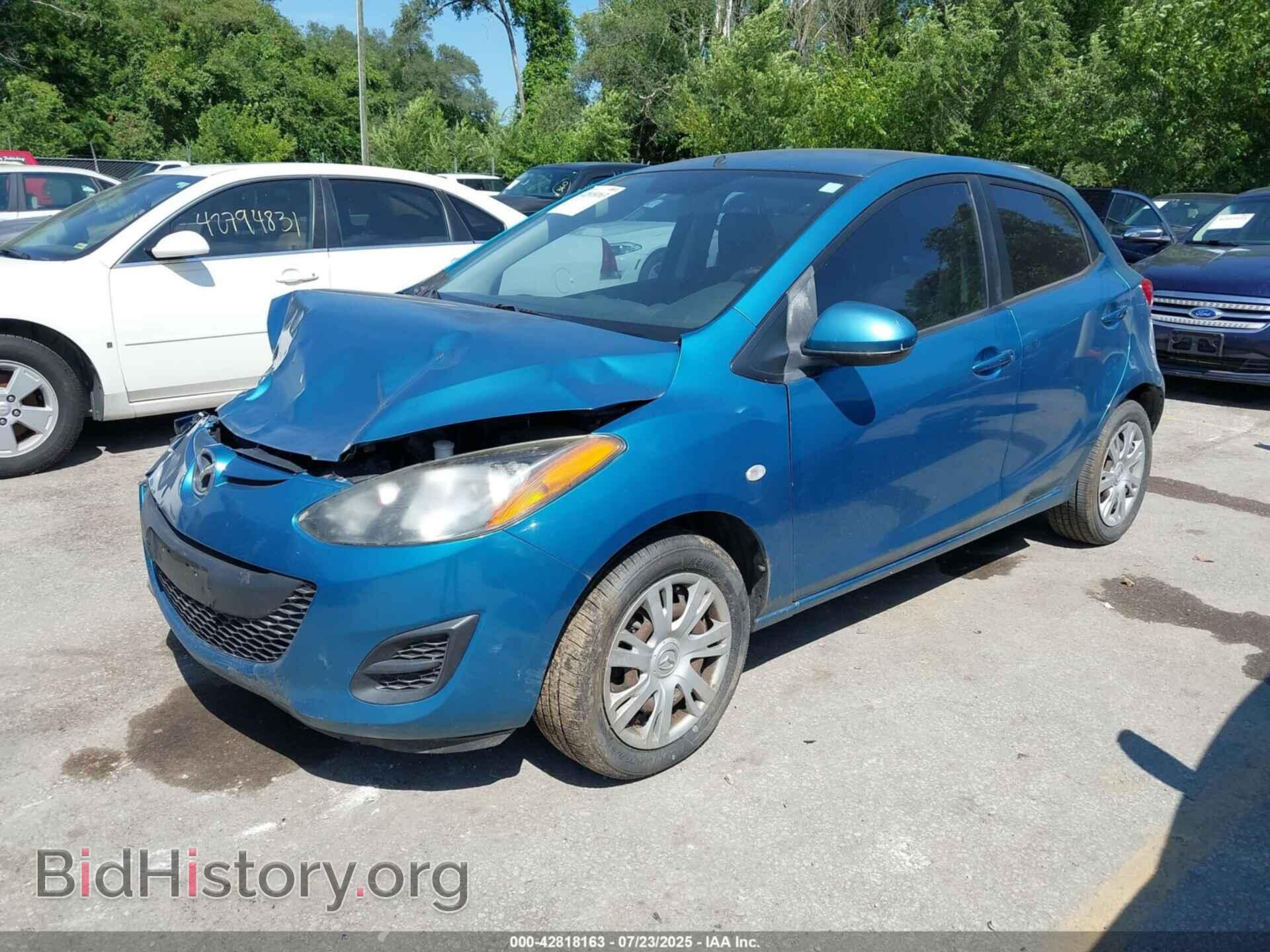 2012 MAZDA MAZDA2 - VIN: JM1DE1KZXC0134457 - Фото 2