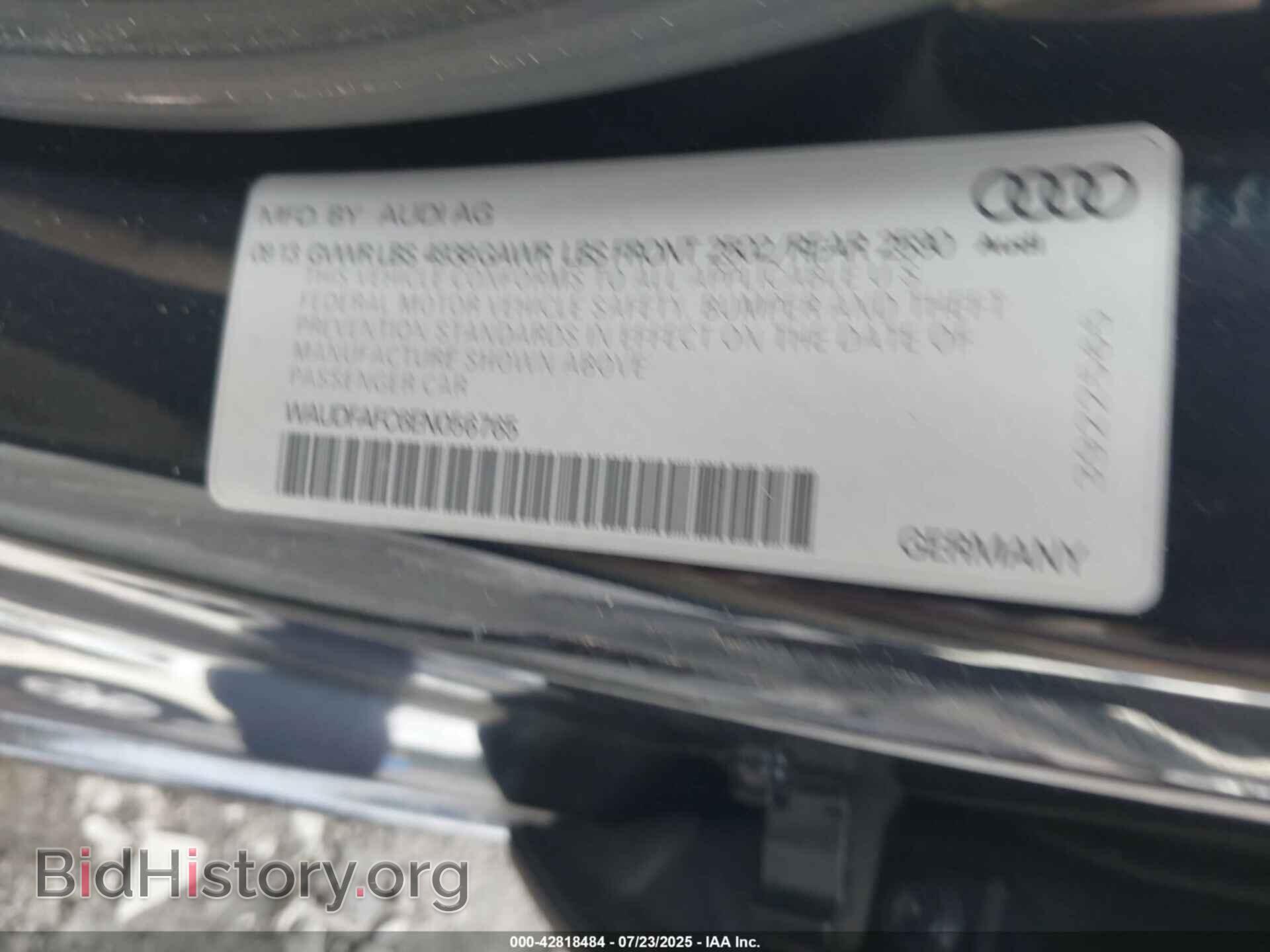 2014 AUDI A6 - VIN: WAUDFAFC6EN056765 - Фото 9