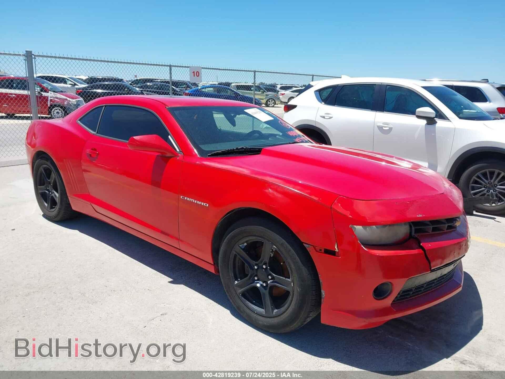 Photo 2G1FB1E35E9284809 - CHEVROLET CAMARO 2014