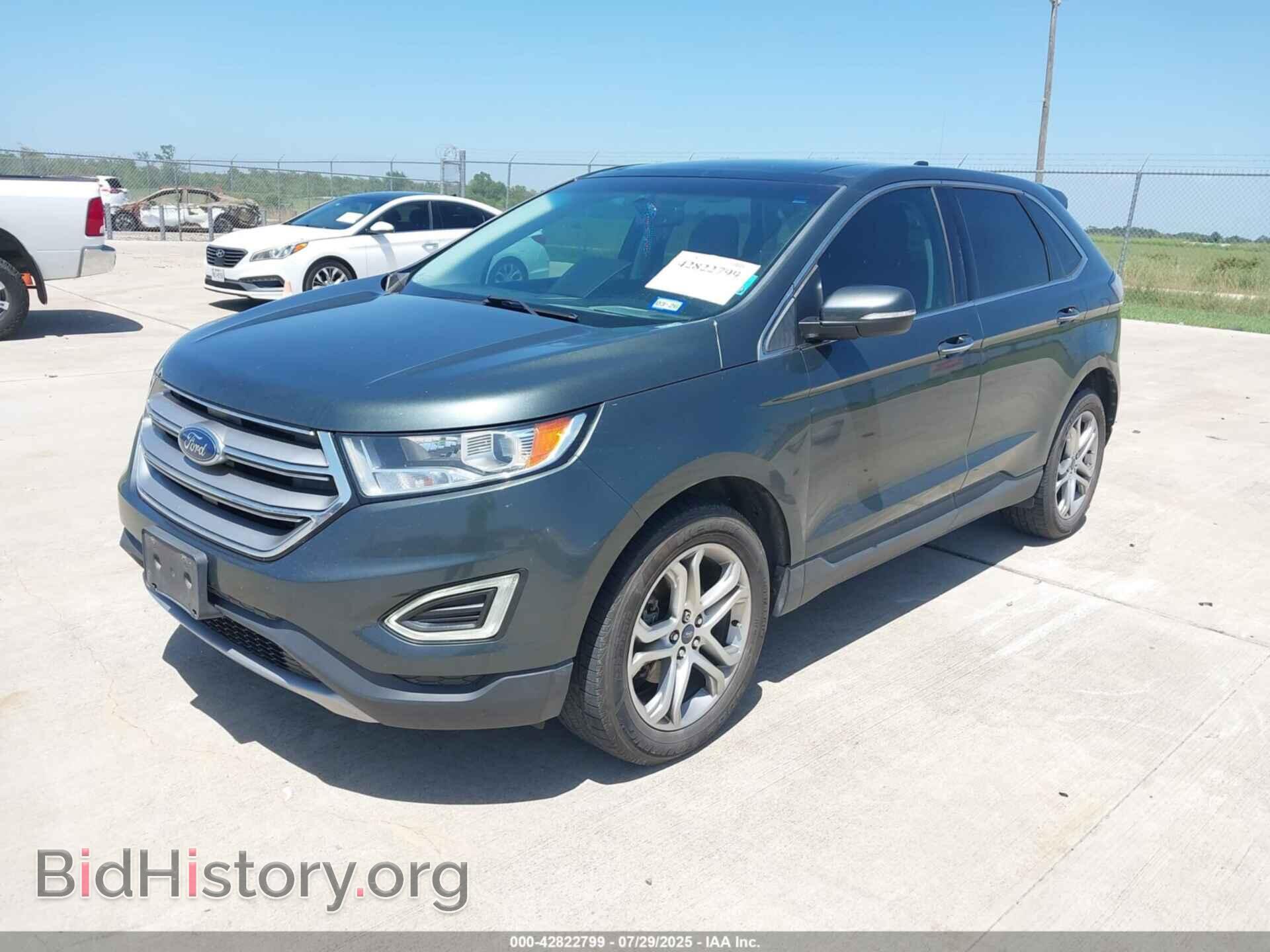2015 FORD EDGE - VIN: 2FMTK3K92FBB89189 - Фото 2