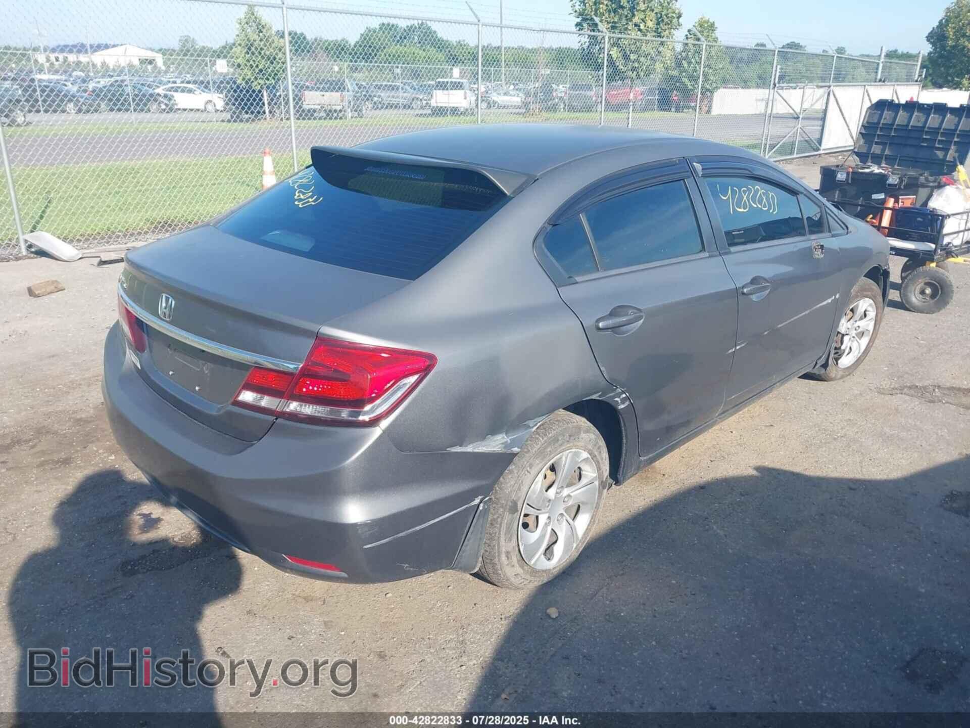 2013 HONDA CIVIC - VIN: 2HGFB2F54DH504721 - Фото 4