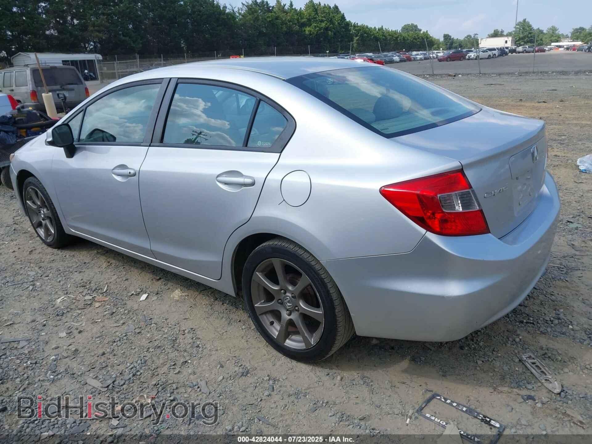 2012 HONDA CIVIC - VIN: 19XFB2F50CE326735 - Фото 3