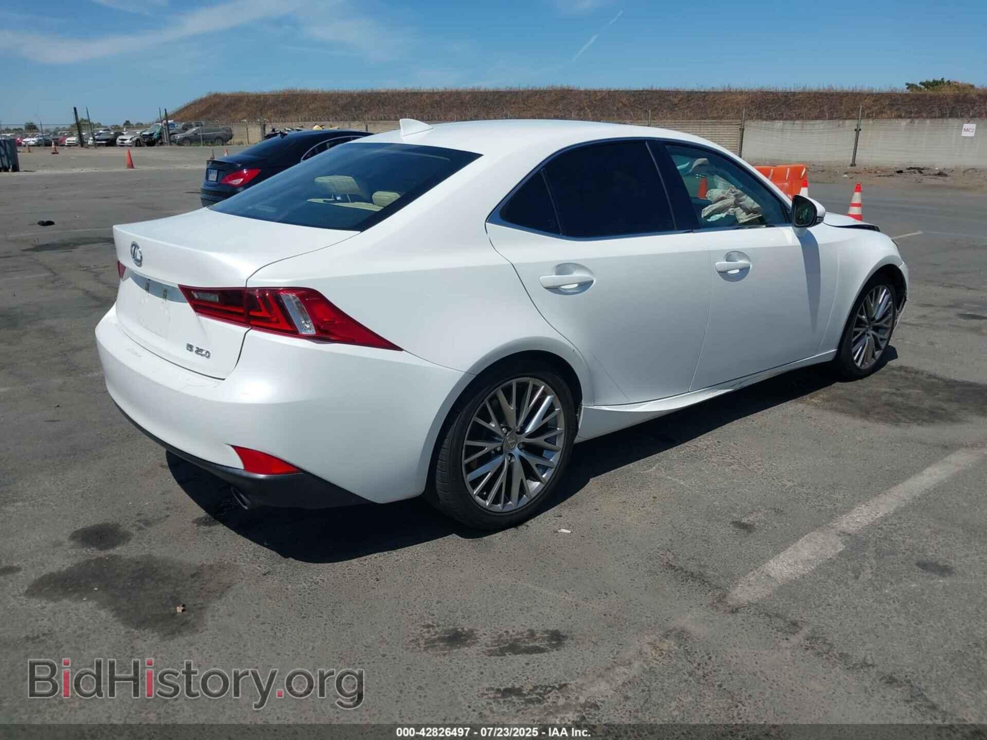 2014 LEXUS IS 250 - VIN: JTHBF1D23E5005386 - Фото 4