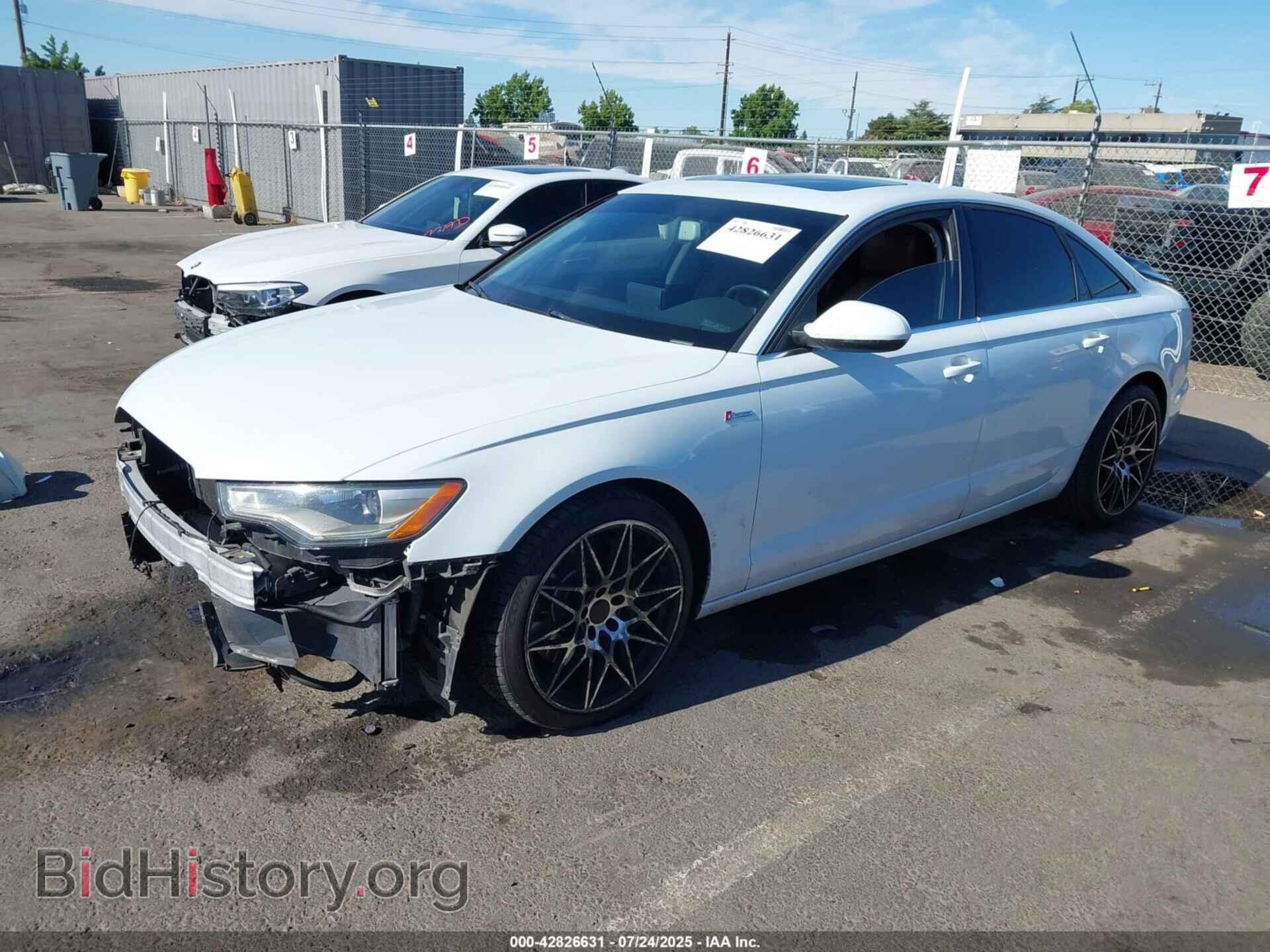 2012 AUDI A6 - VIN: WAUGGAFC4CN161375 - Фото 2