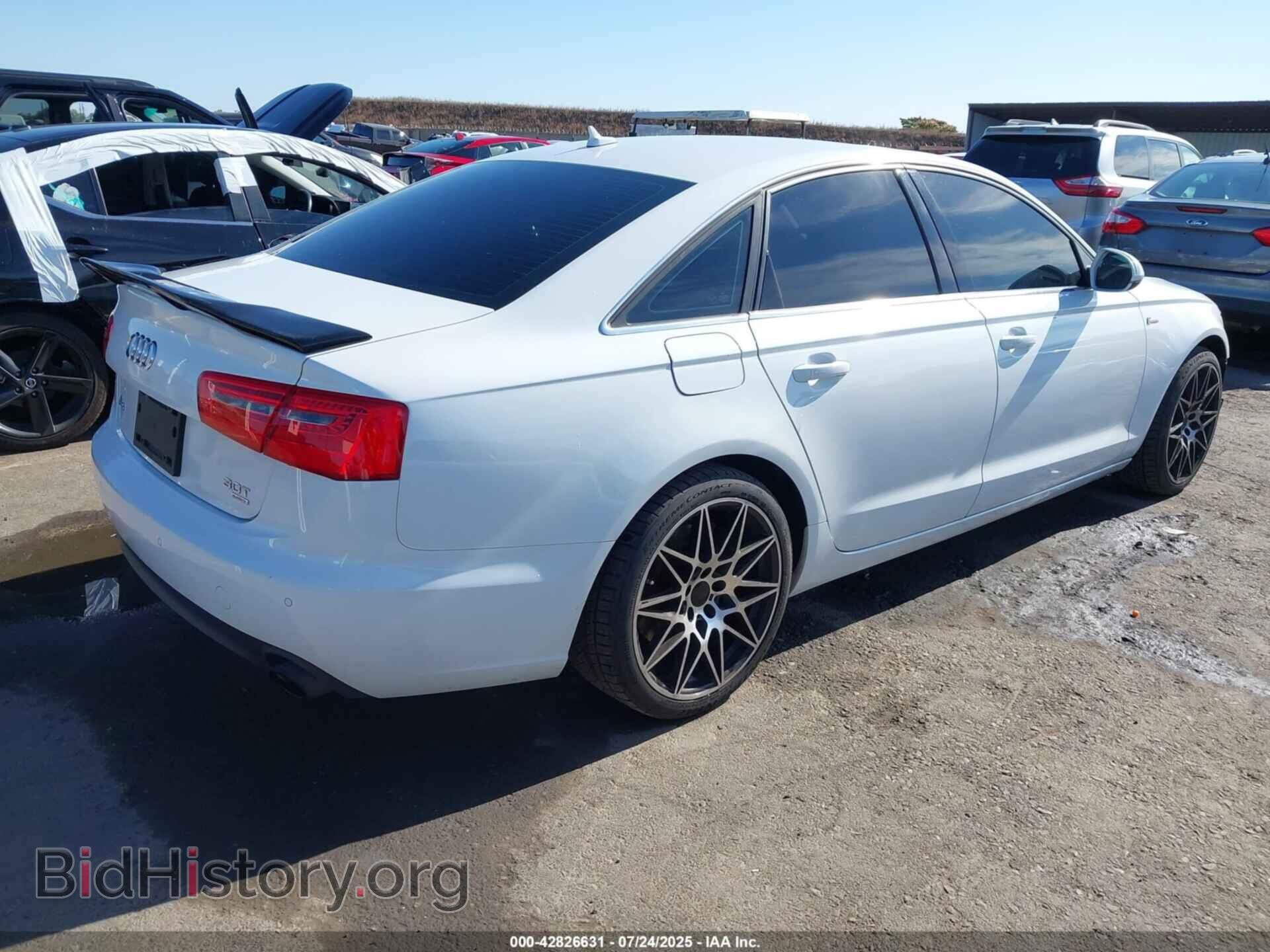 2012 AUDI A6 - VIN: WAUGGAFC4CN161375 - Фото 4