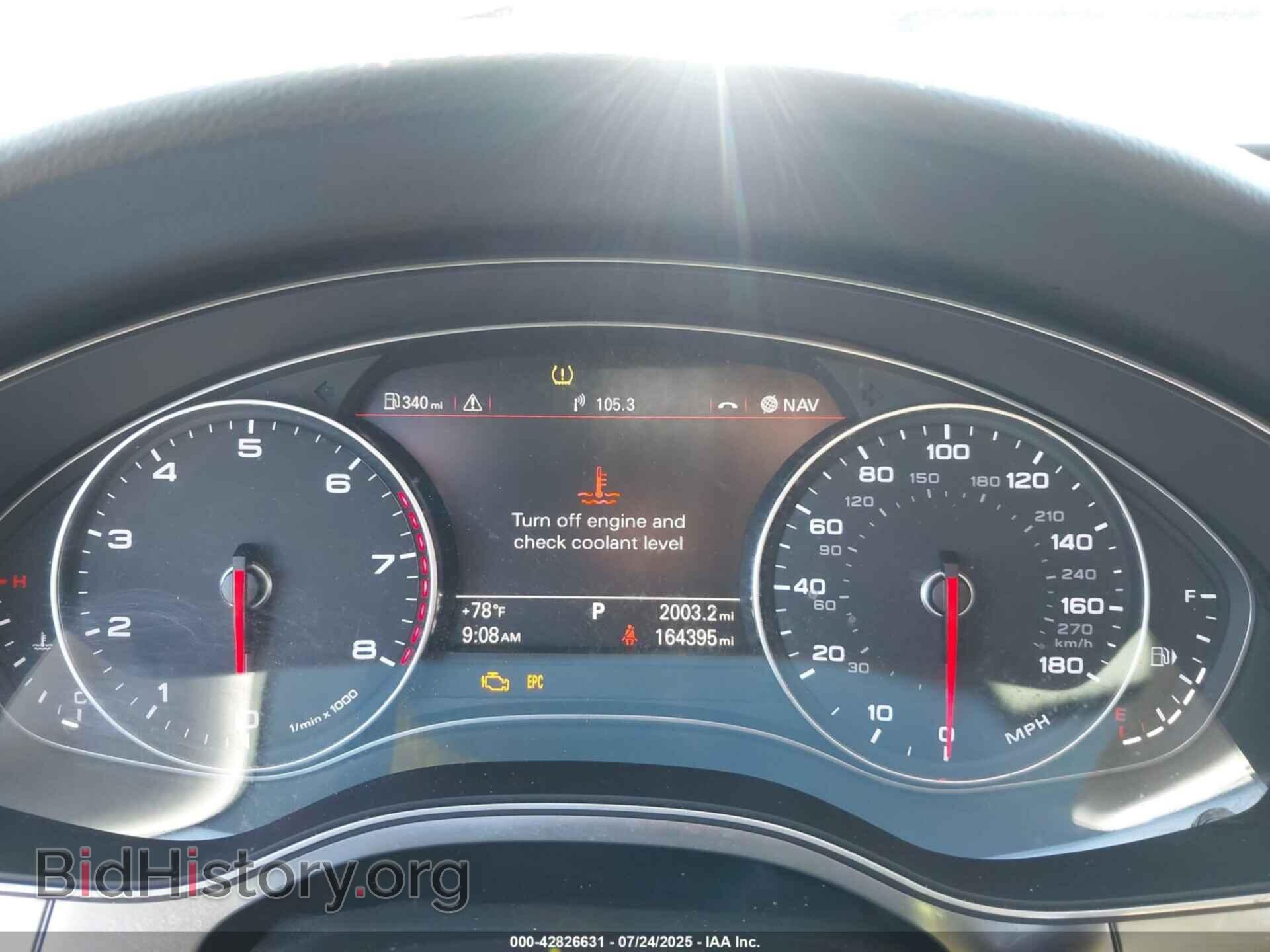 2012 AUDI A6 - VIN: WAUGGAFC4CN161375 - Фото 7