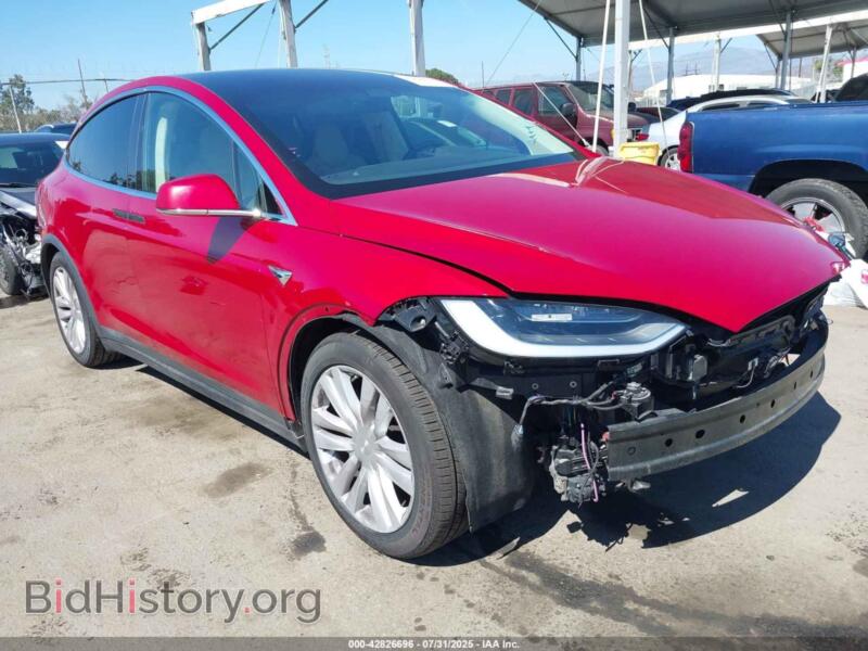 2017 Tesla MODEL X 100d/75d/90d (VIN 5YJXCBE2XHF040417) — photo 1 of 19, IAAI, damage: front end