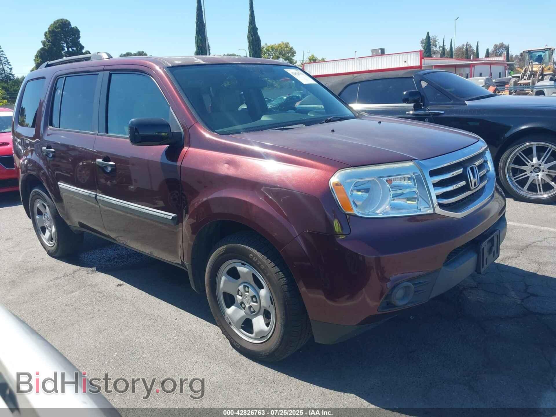 Photo 5FNYF3H26EB022862 - HONDA PILOT 2014