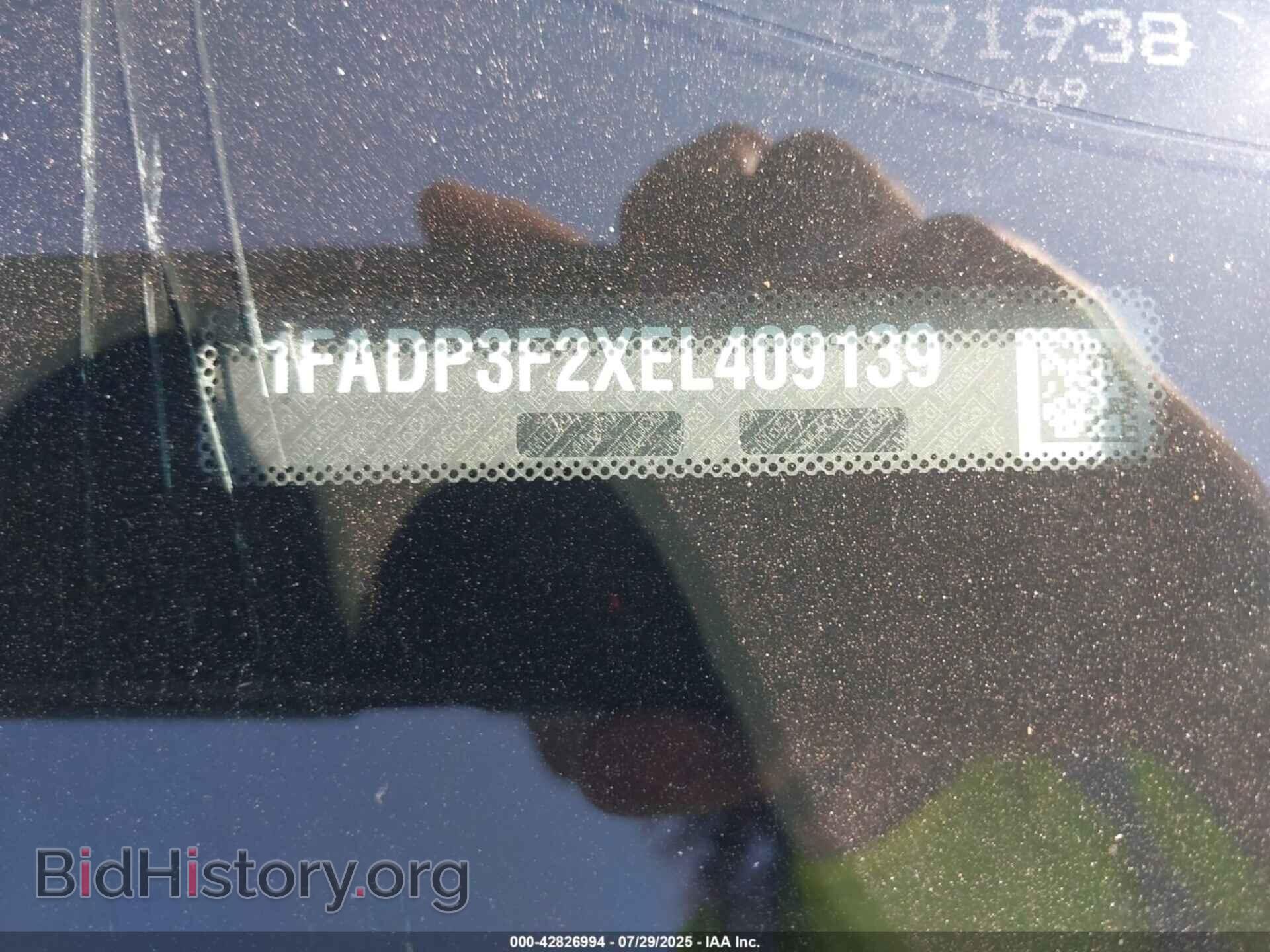 2014 FORD FOCUS - VIN: 1FADP3F2XEL409139 - Фото 9