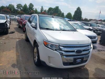 2013 Ford EDGE SEL, белый — VIN 2FMDK4JC0DBC10254, IAAI