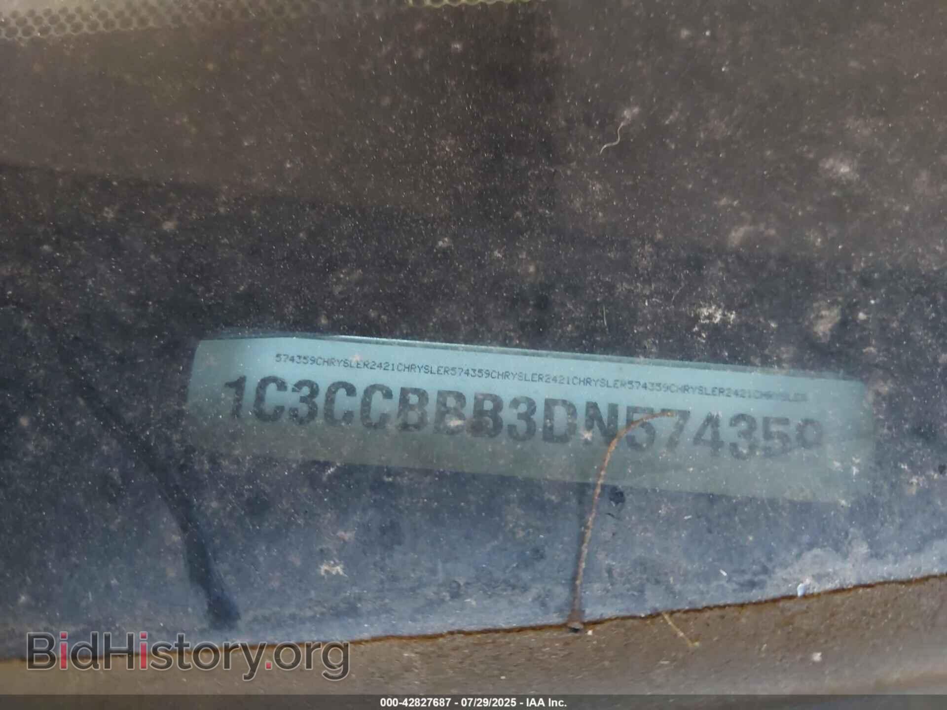 2013 CHRYSLER 200 - VIN: 1C3CCBBB3DN574359 - Фото 9