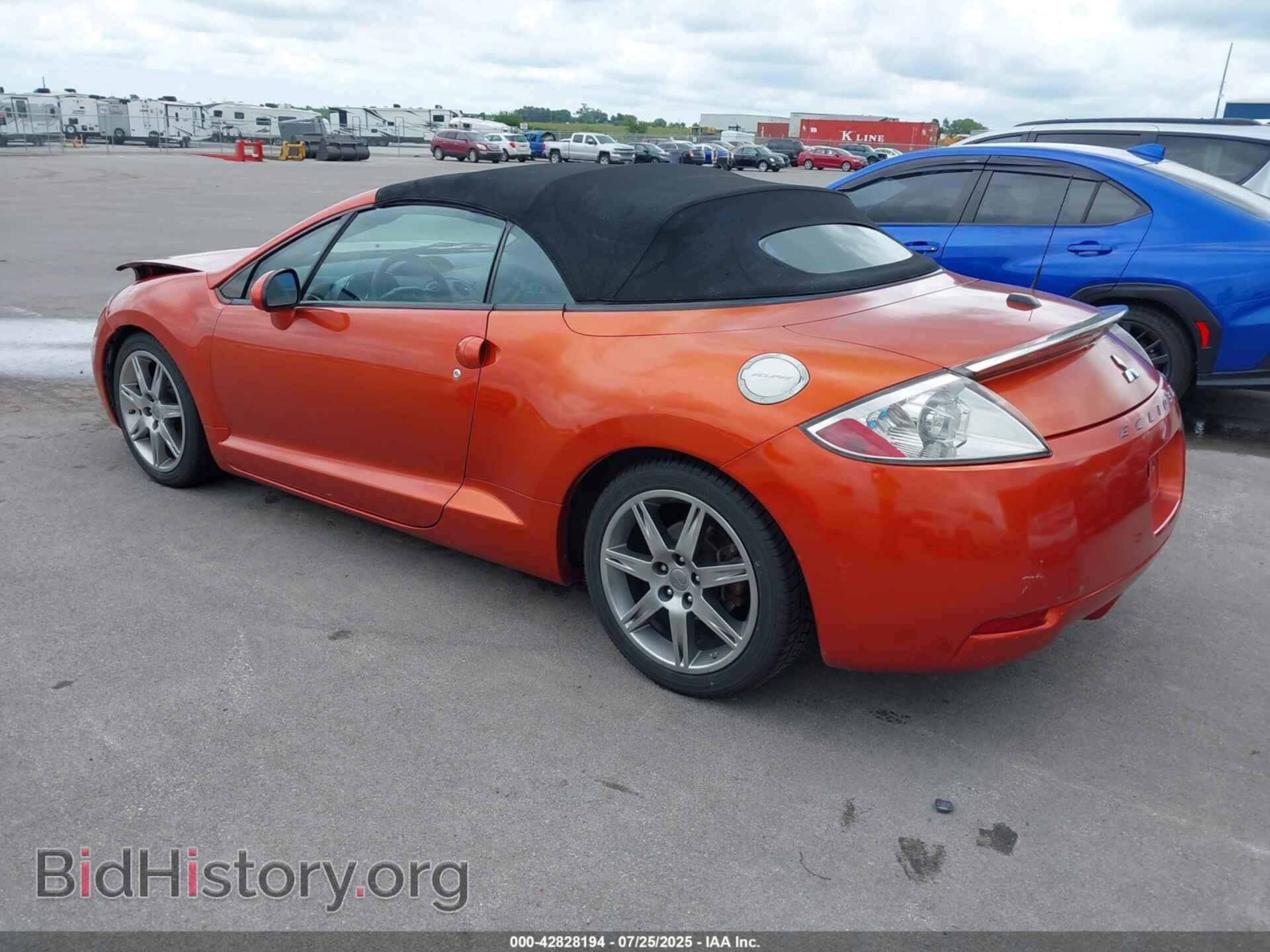 2008 MITSUBISHI ECLIPSE SPYDER - VIN: 4A3AL35T78E001691 - Фото 3
