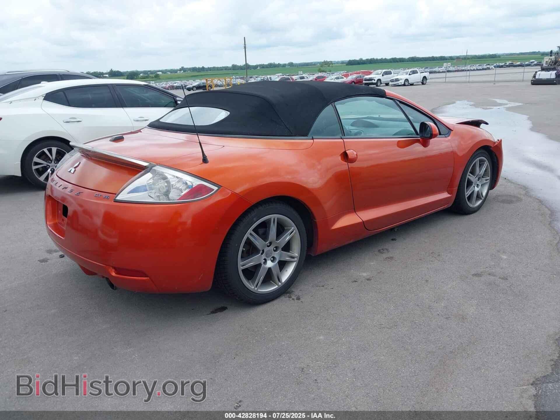 2008 MITSUBISHI ECLIPSE SPYDER - VIN: 4A3AL35T78E001691 - Фото 4