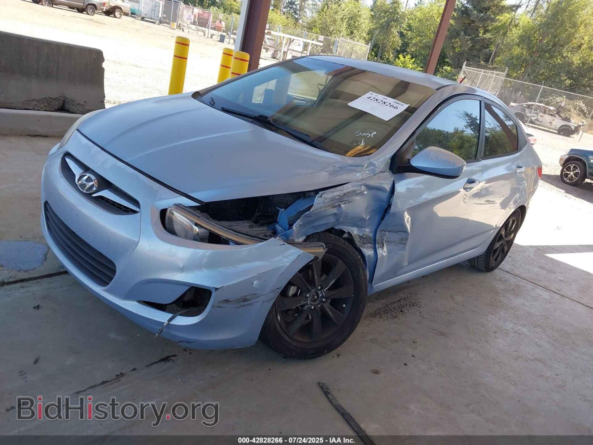 2013 HYUNDAI ACCENT - VIN: KMHCU4AE3DU494917 - Фото 2