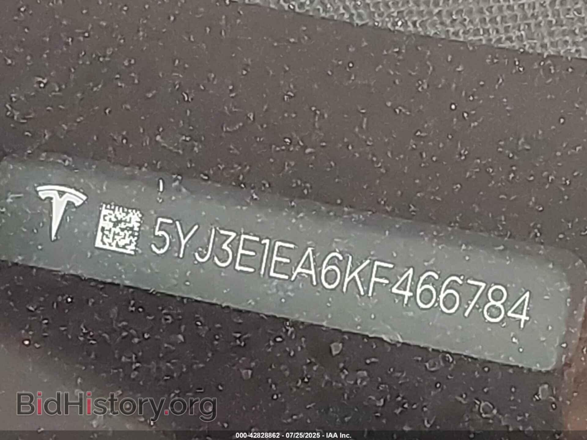 2019 TESLA MODEL 3 - VIN: 5YJ3E1EA6KF466784 - Photo 9