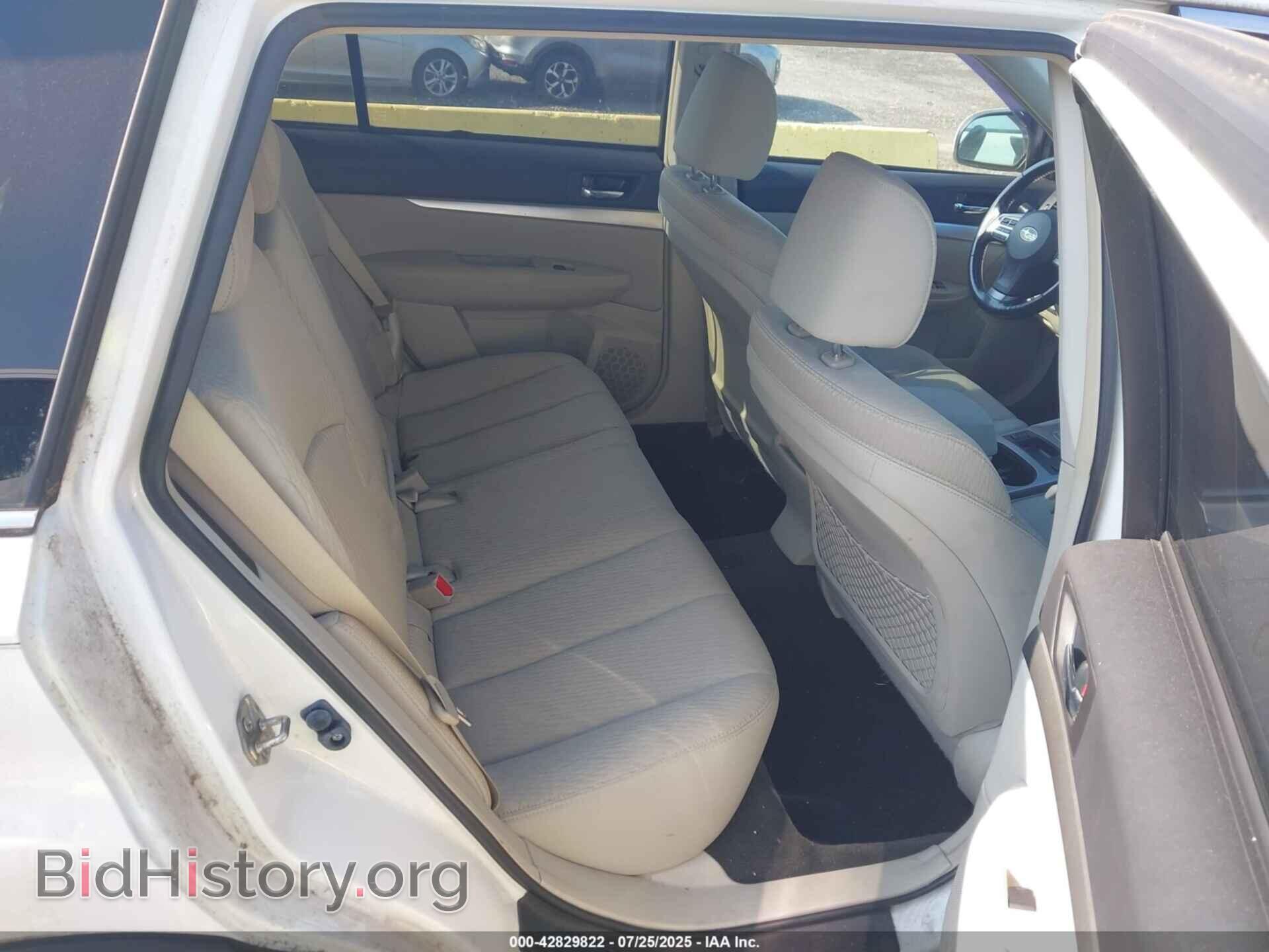 2012 SUBARU OUTBACK - VIN: 4S4BRBGC8C3259005 - Фото 8