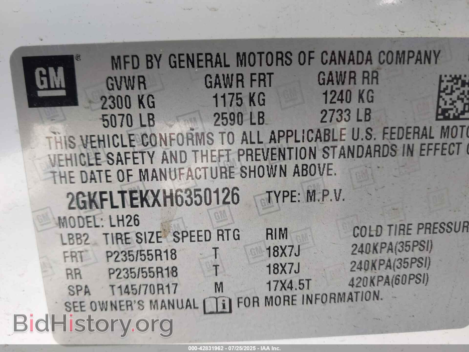 2017 GMC TERRAIN - VIN: 2GKFLTEKXH6350126 - Photo 9
