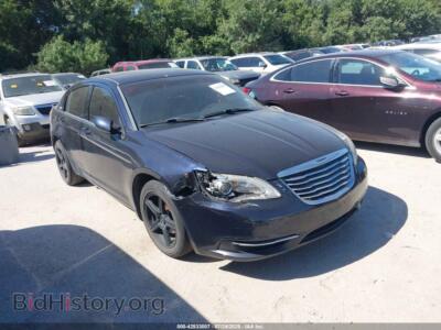 2012 Chrysler 200 LX, blue — VIN 1C3CCBAB2CN225628, IAAI