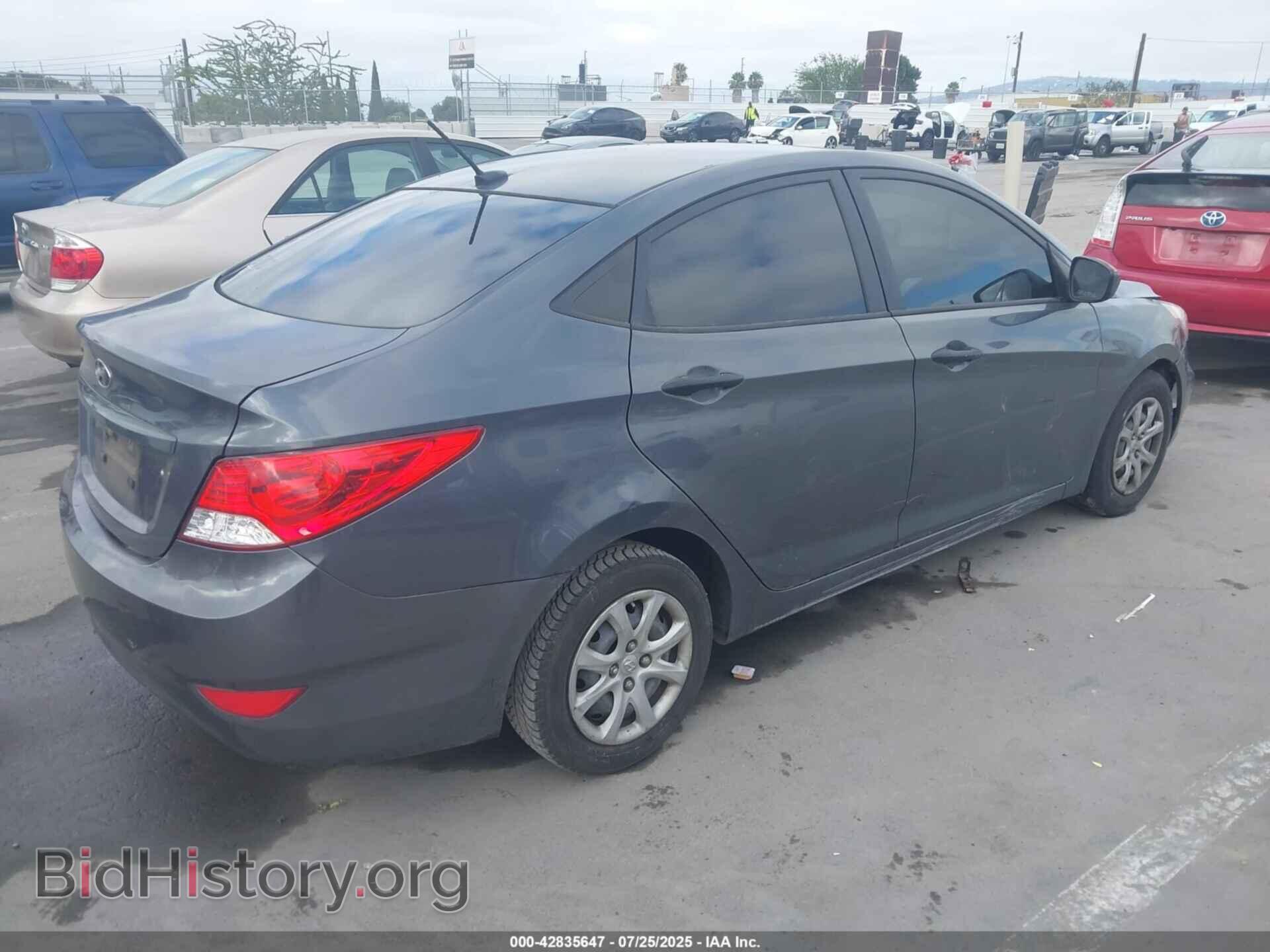 2012 HYUNDAI ACCENT - VIN: KMHCT4AE6CU037584 - Фото 4