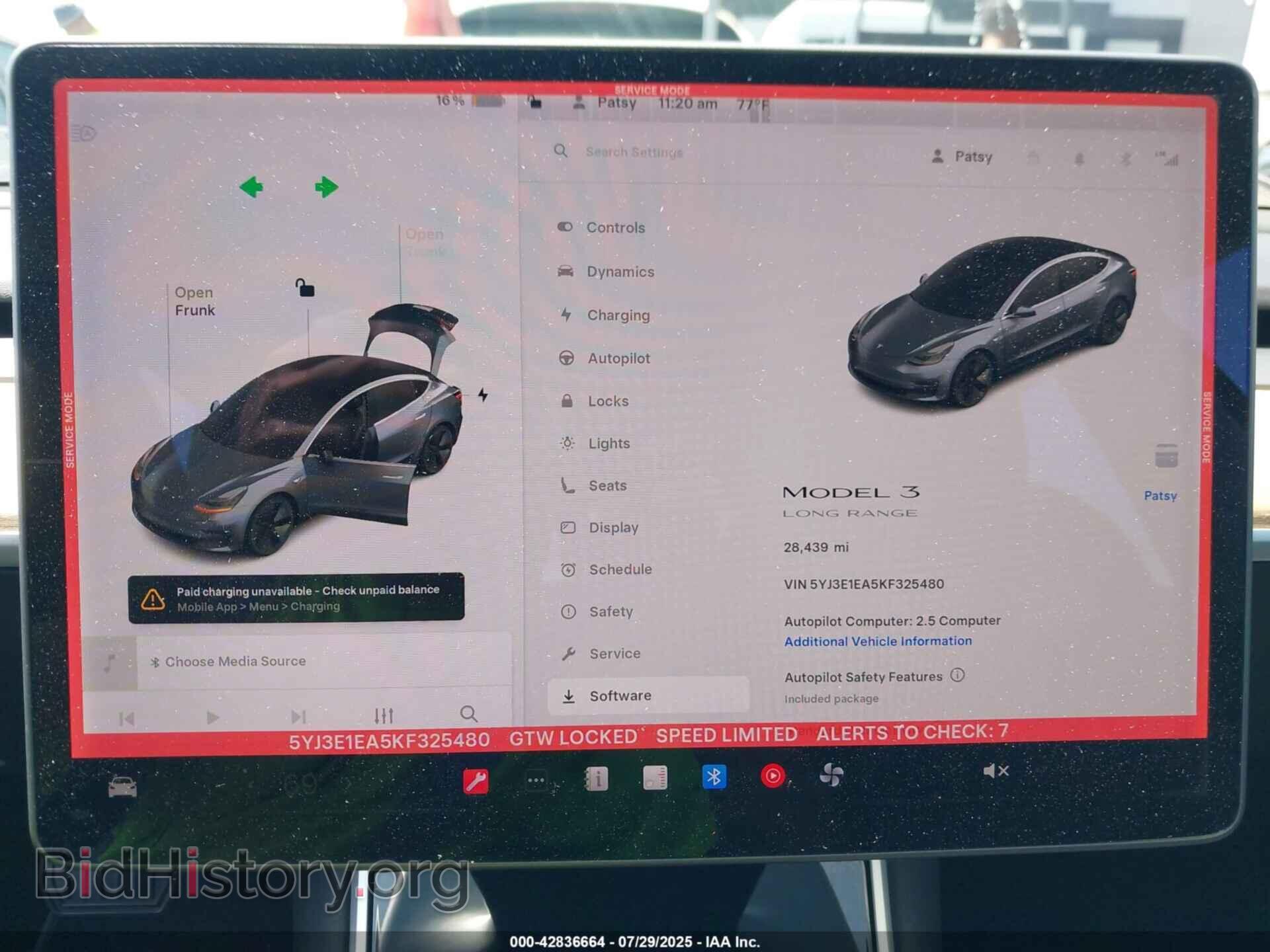 2019 TESLA MODEL 3 - VIN: 5YJ3E1EA5KF325480 - Фото 18