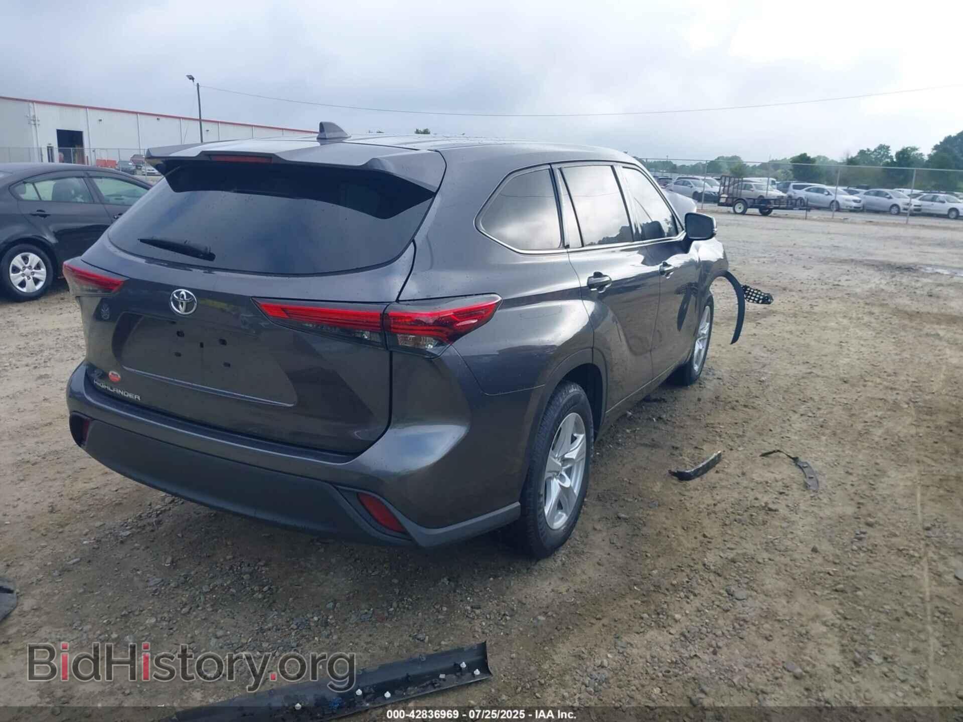 2021 TOYOTA HIGHLANDER - VIN: 5TDCZRAH4MS052178 - Фото 4