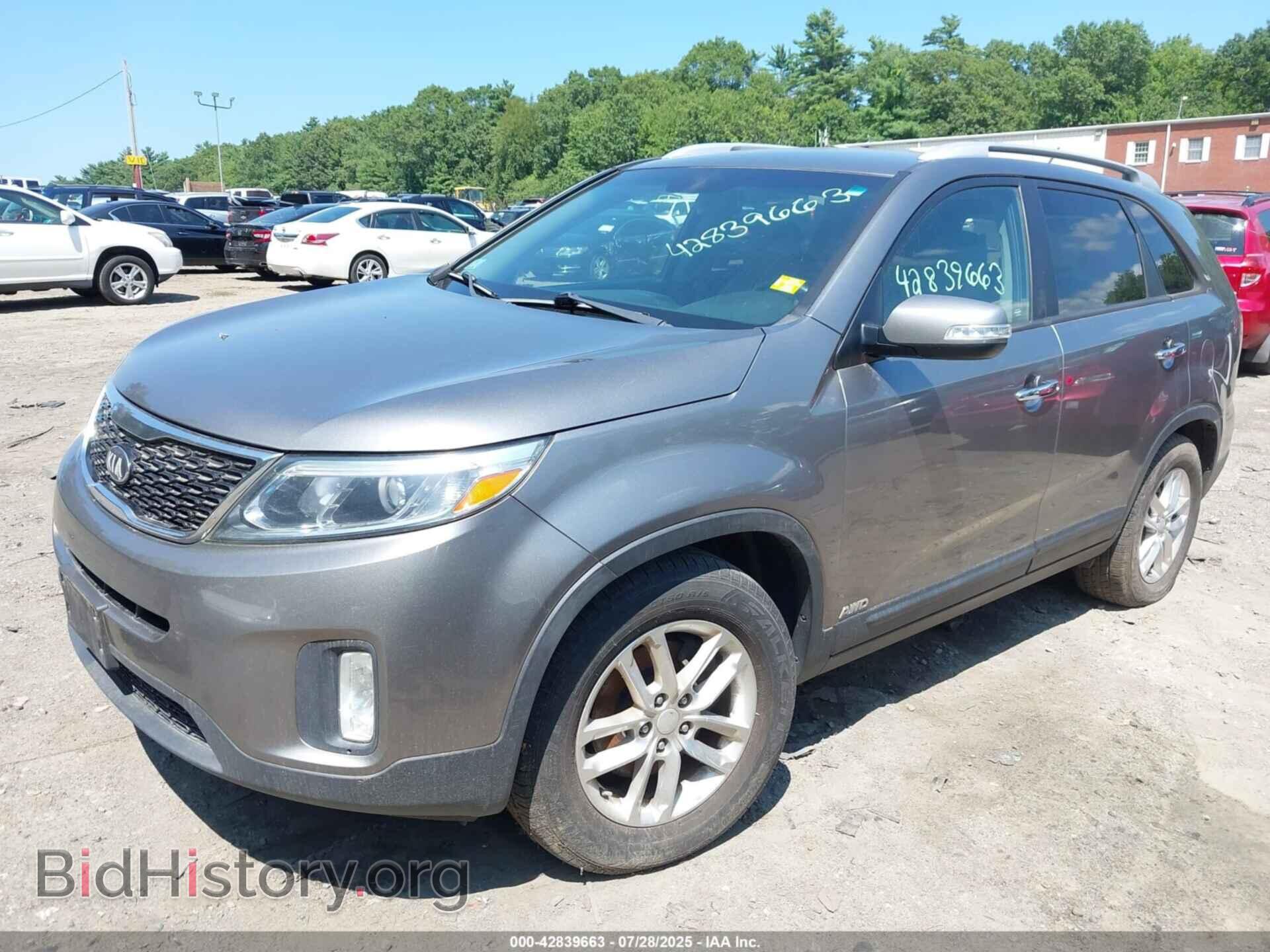 2014 KIA SORENTO - VIN: 5XYKTCA60EG530121 - Фото 2