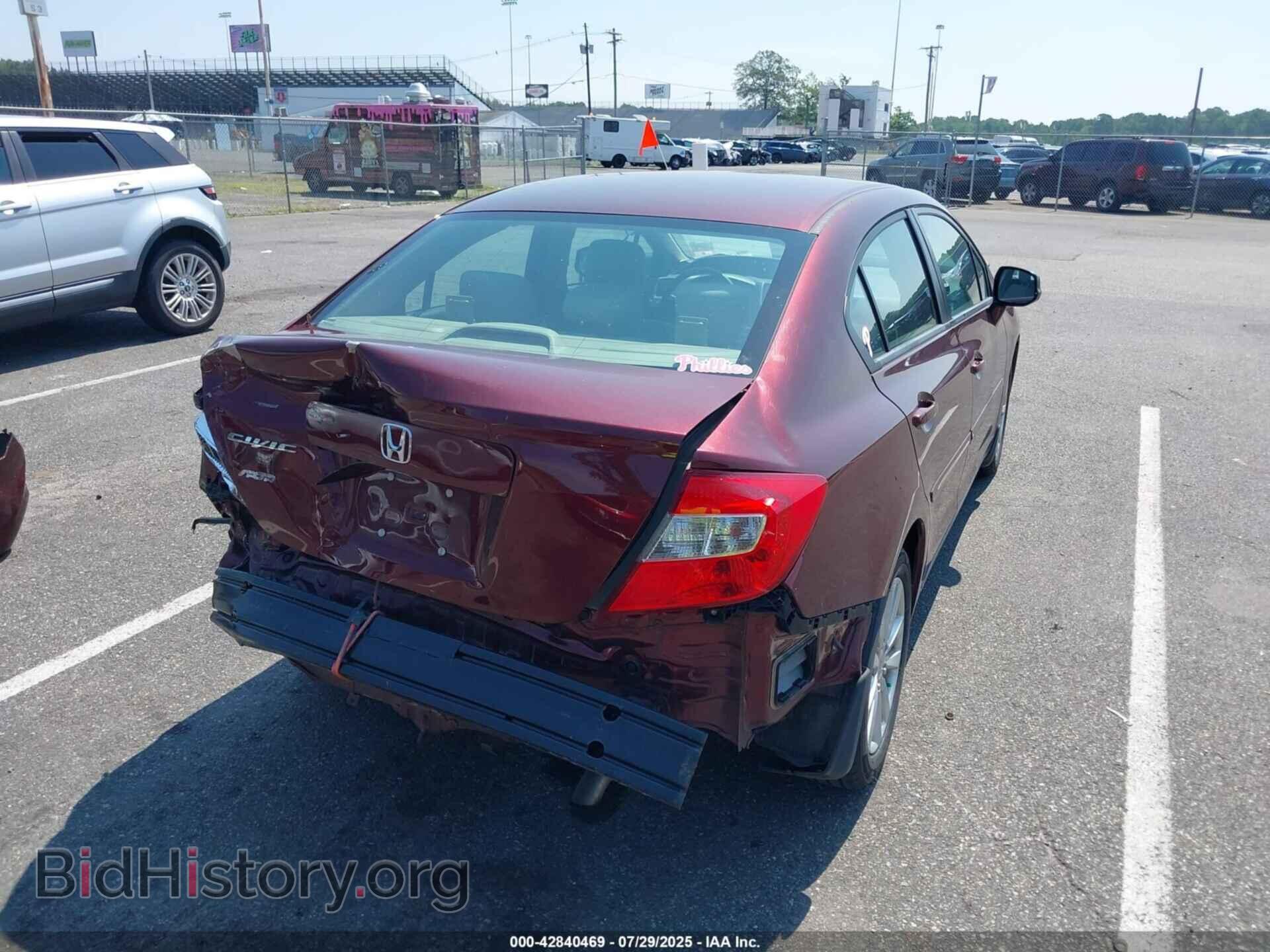 2012 HONDA CIVIC - VIN: 19XFB2F80CE301540 - Фото 4