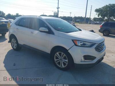 2019 Ford EDGE SEL, white — VIN 2FMPK4J99KBB09082, IAAI