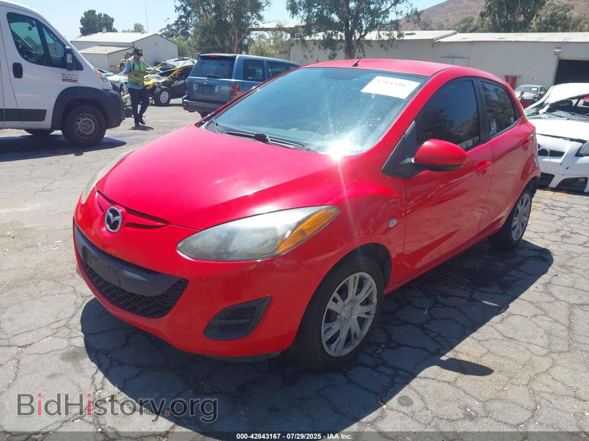 2014 MAZDA MAZDA2 - VIN: JM1DE1KZ8E0171316 - Фото 2