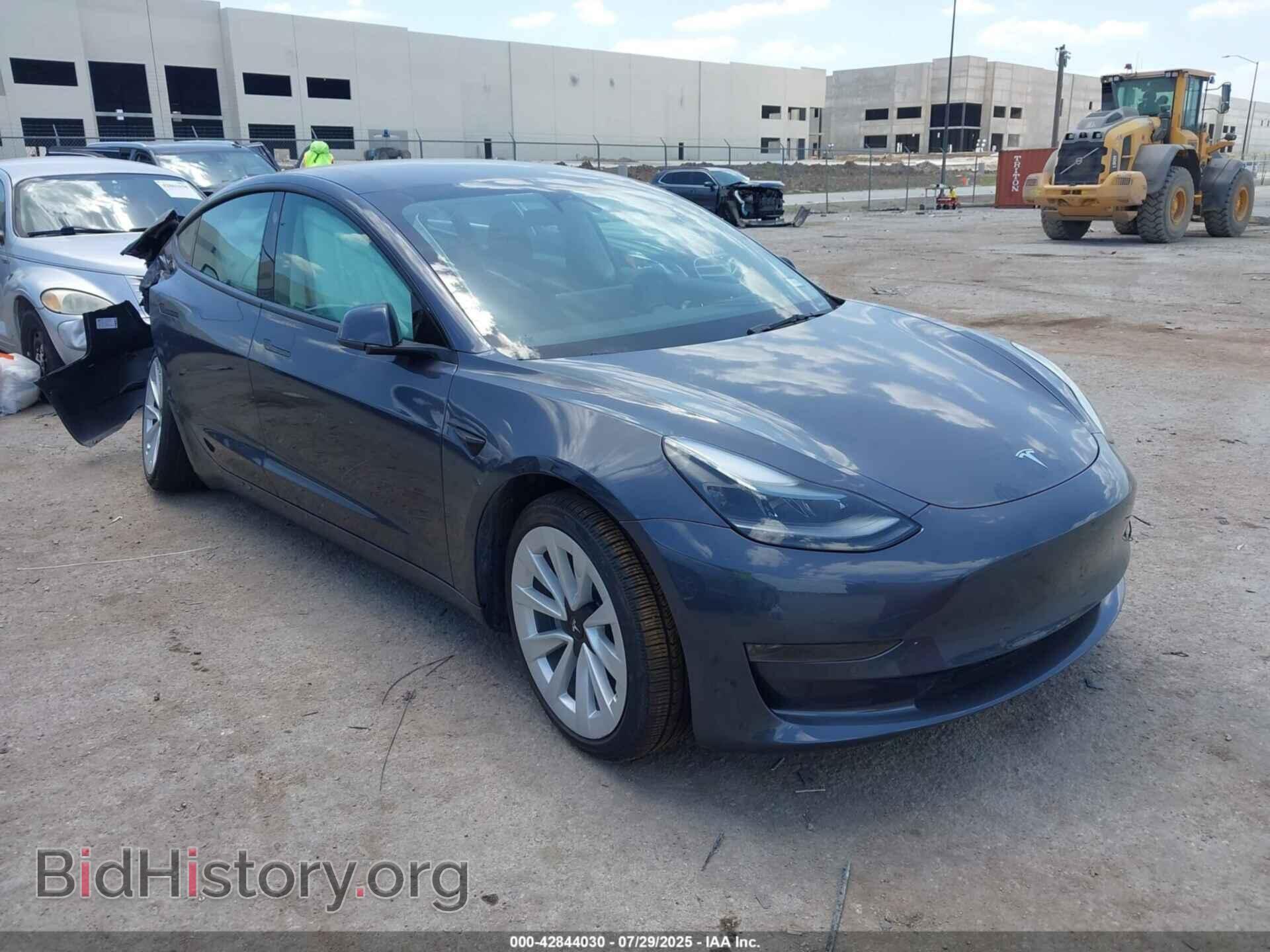 Photo 5YJ3E1EA0NF299987 - TESLA MODEL 3 2022