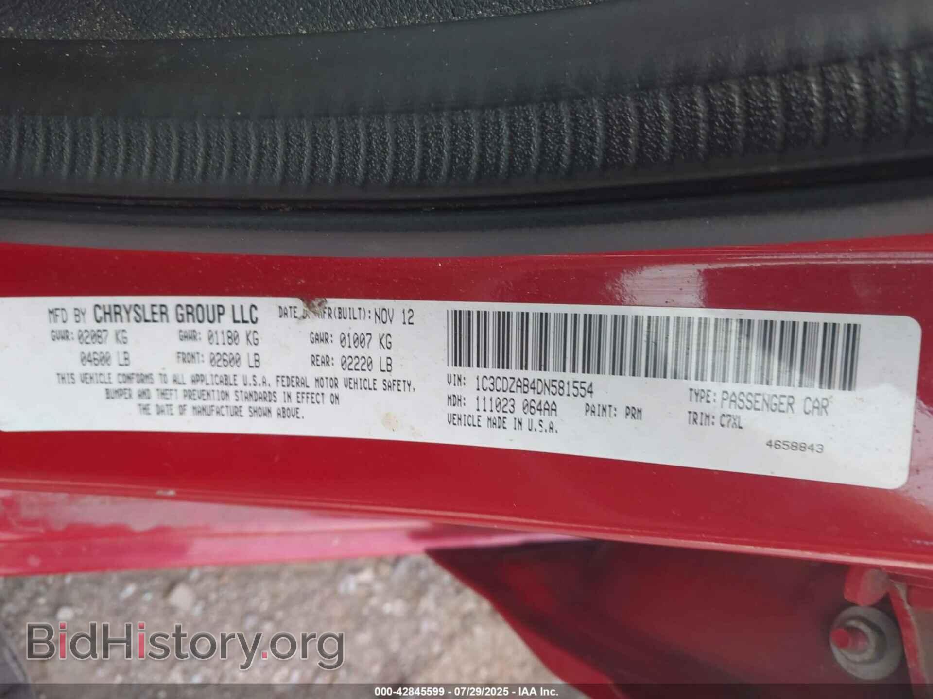 2013 DODGE AVENGER - VIN: 1C3CDZAB4DN581554 - Photo 9