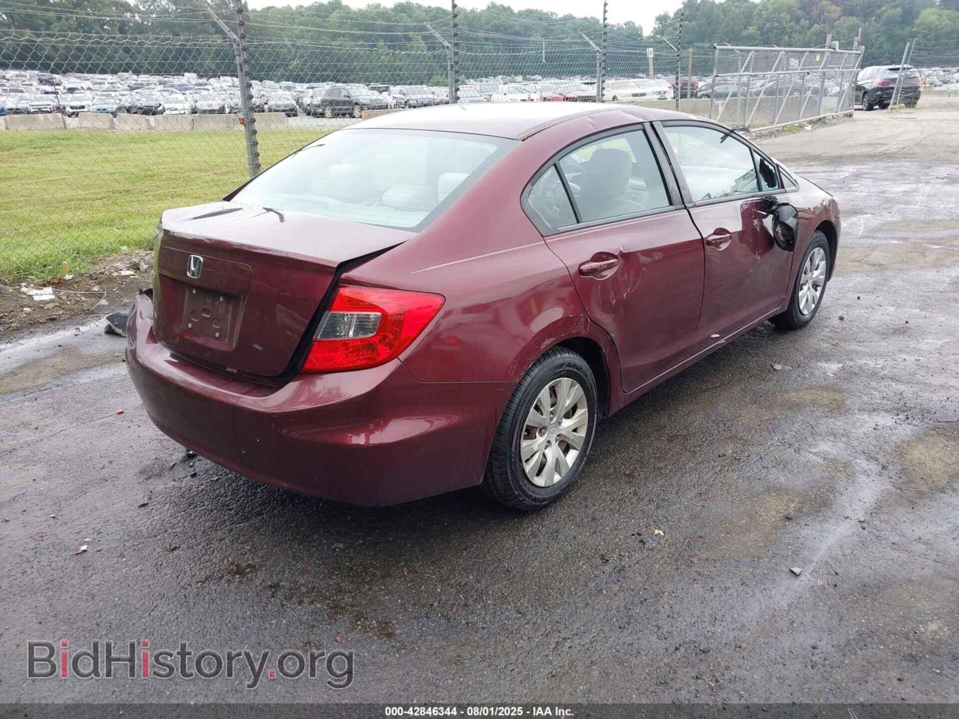 2012 HONDA CIVIC - VIN: 2HGFB2F50CH586767 - Фото 4